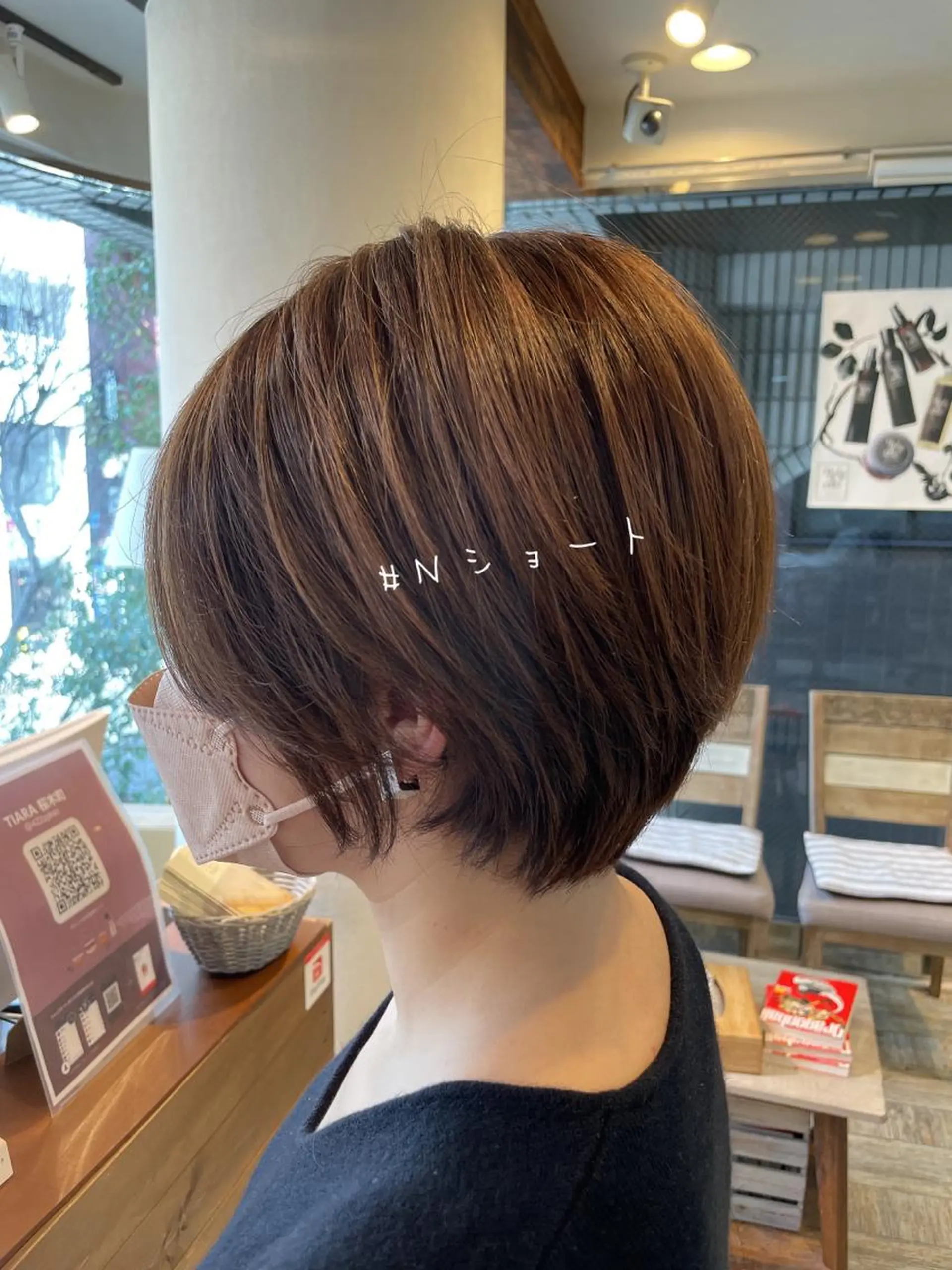 ショート カラー アッシュ ベージュカラー ブルーカラー ブルーグレー ブルーグレージュ カット ヘアカラー トリートメント 【垢抜け大人髪】 TIARA西山のヘアスタイル