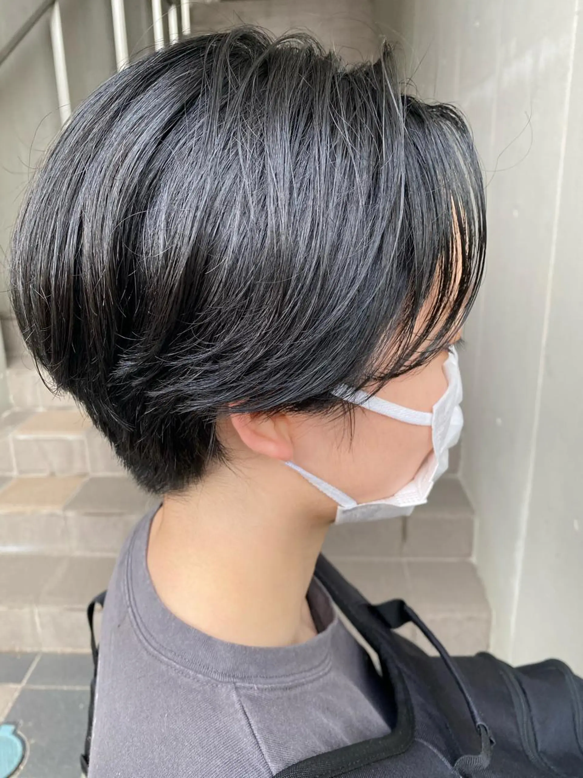 ショート ショートヘア エクステ／インナー カラー 礒野朱里のヘアスタイル