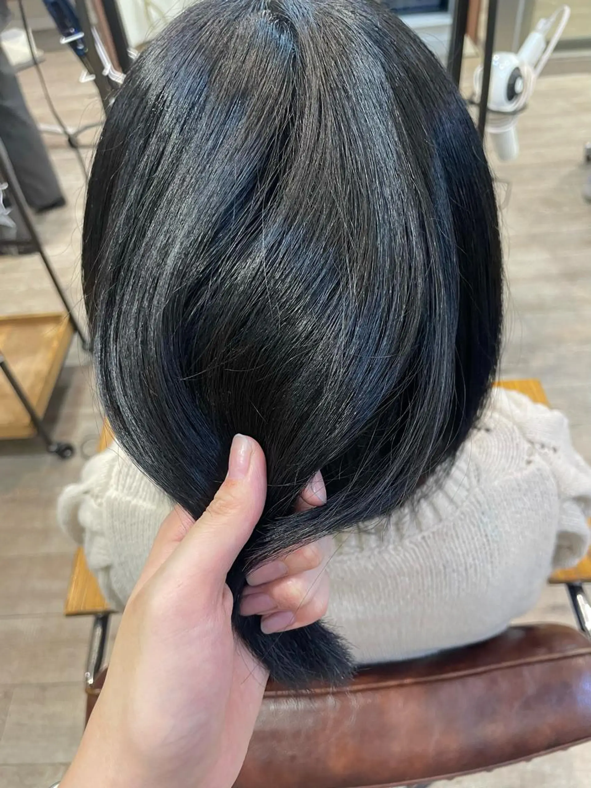 ミディアム ヘアカラー ボブ/ショート おおいえひびきのヘアスタイル