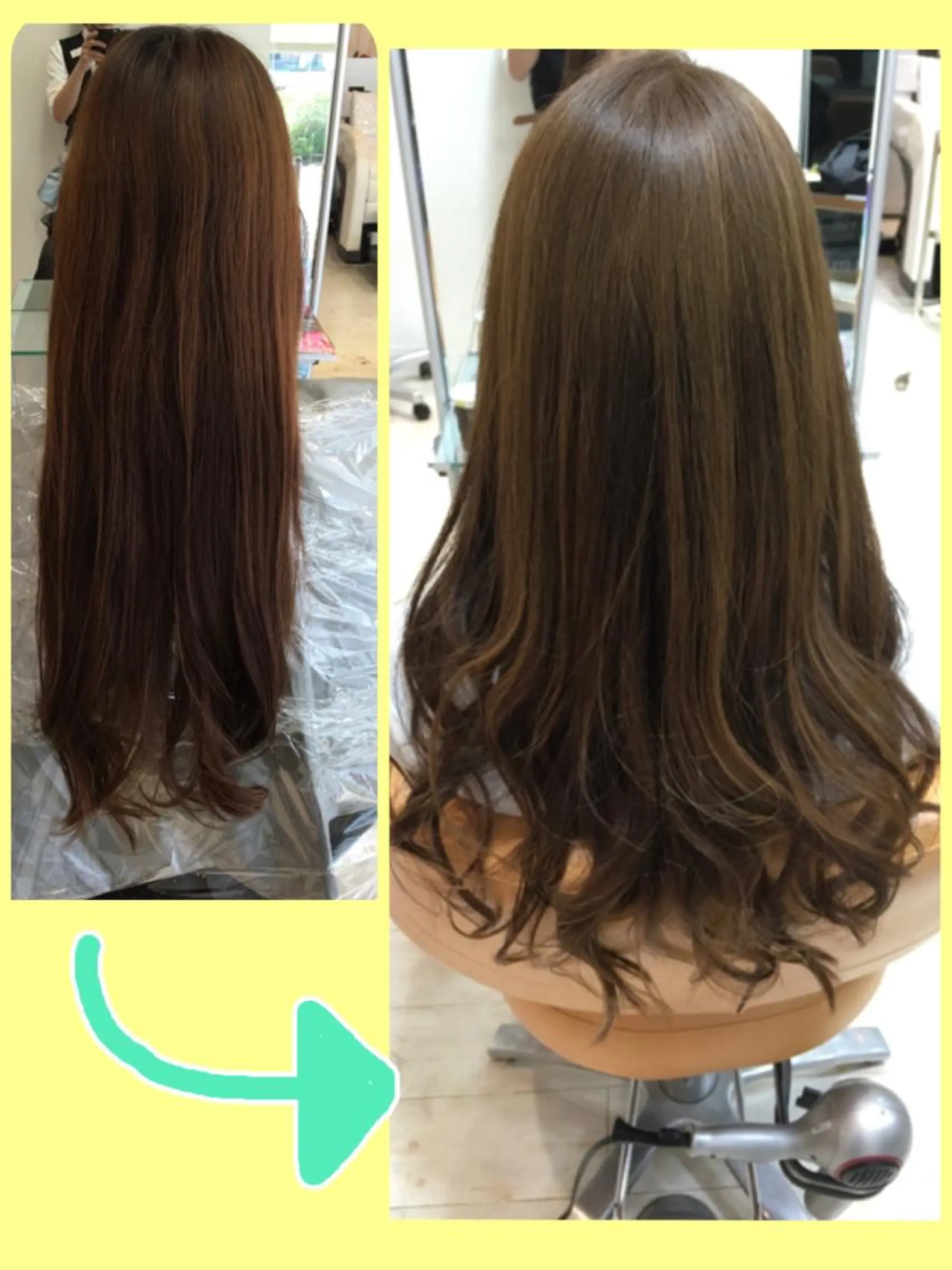 ロング カラー アッシュ ハイライトカラー ハイライト hair＆face  LOBEAUT所属・小笠原 一倫のヘアスタイル