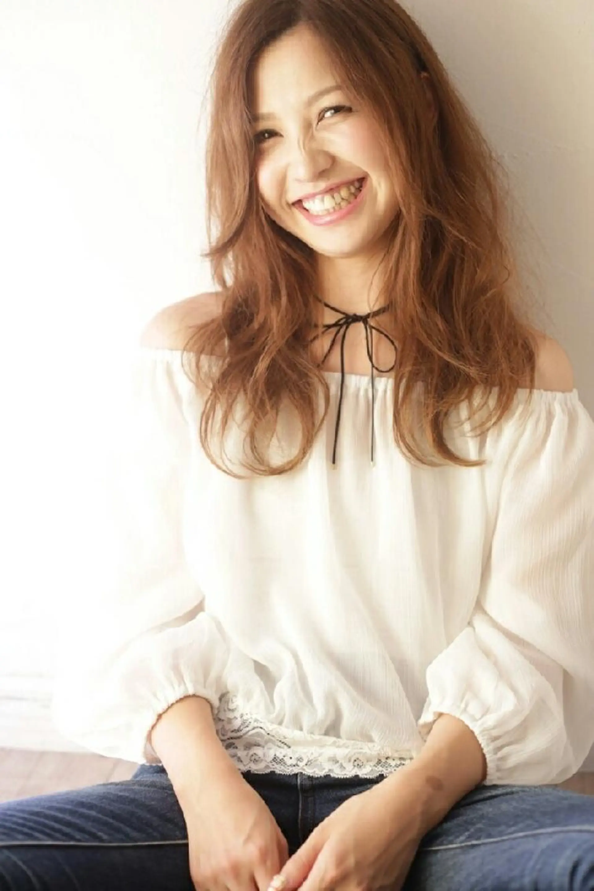 ミディアム セミロング ロング カラー パーマ 中津No.1髪質改善 店長✨透ける暗髪のヘアスタイル