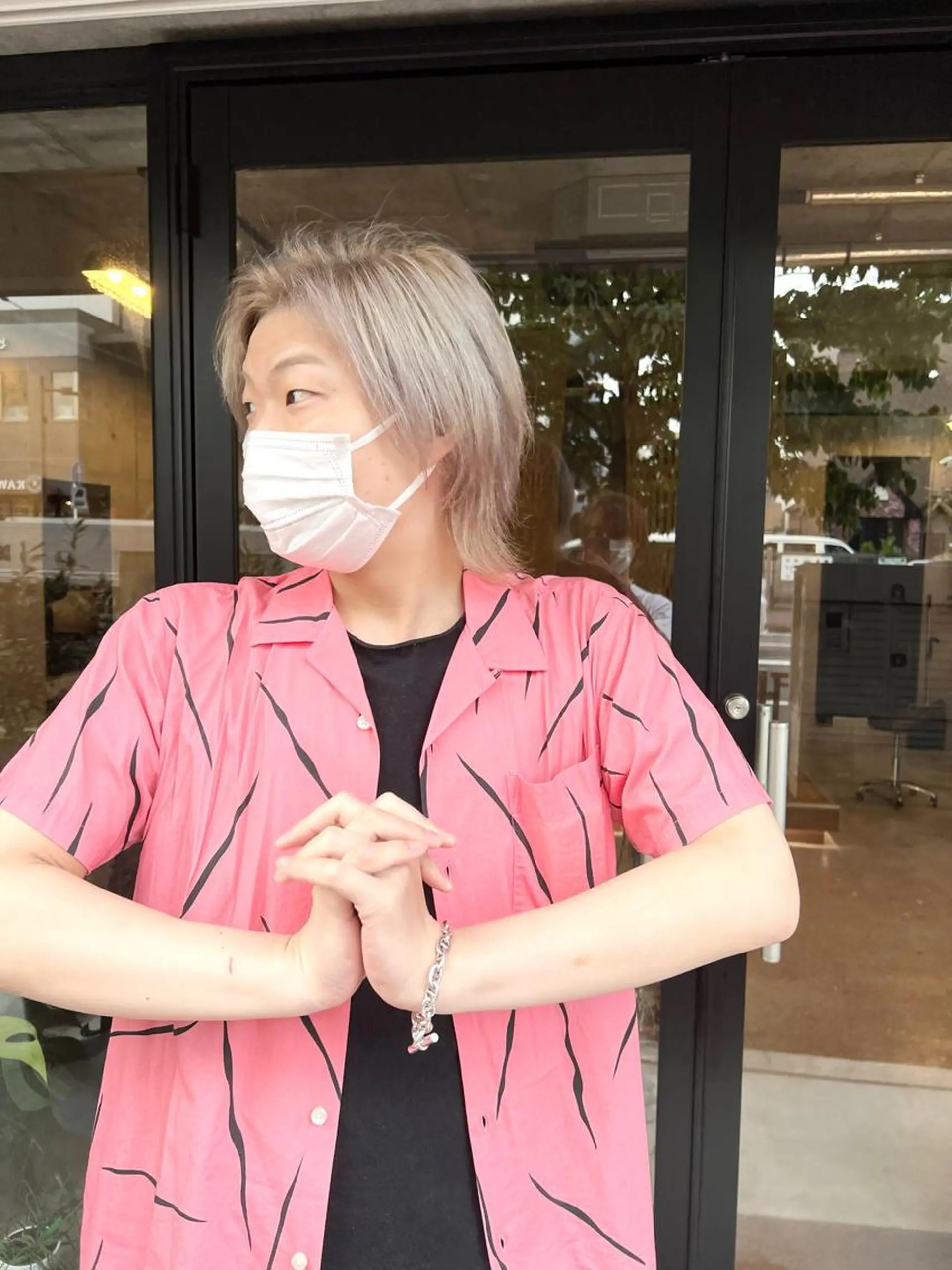 ミディアム ショートボブ／川崎 子安健太のヘアスタイル