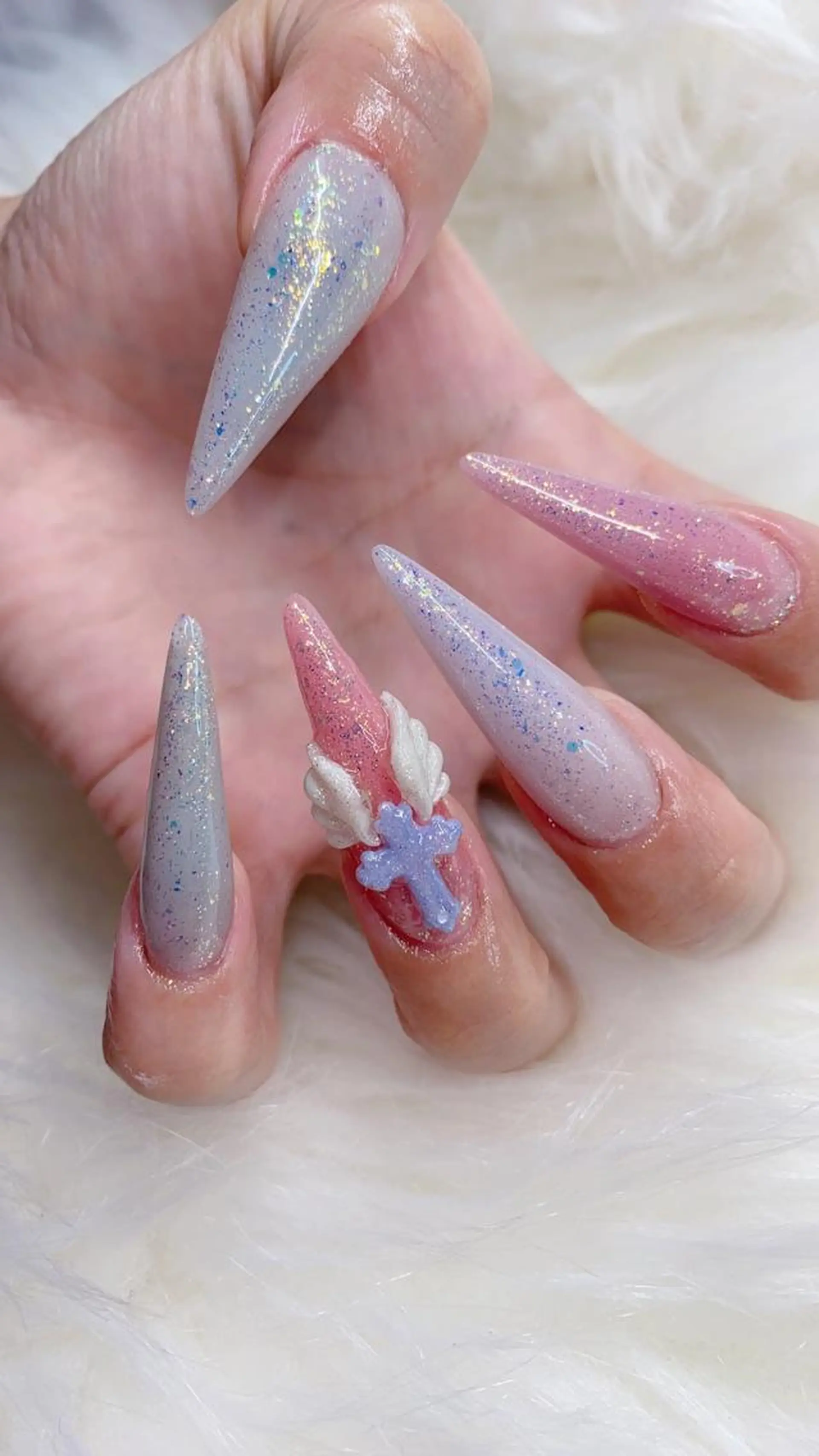 ロング ネイル ハンドネイル APHRODITE Nagisaのネイルデザイン