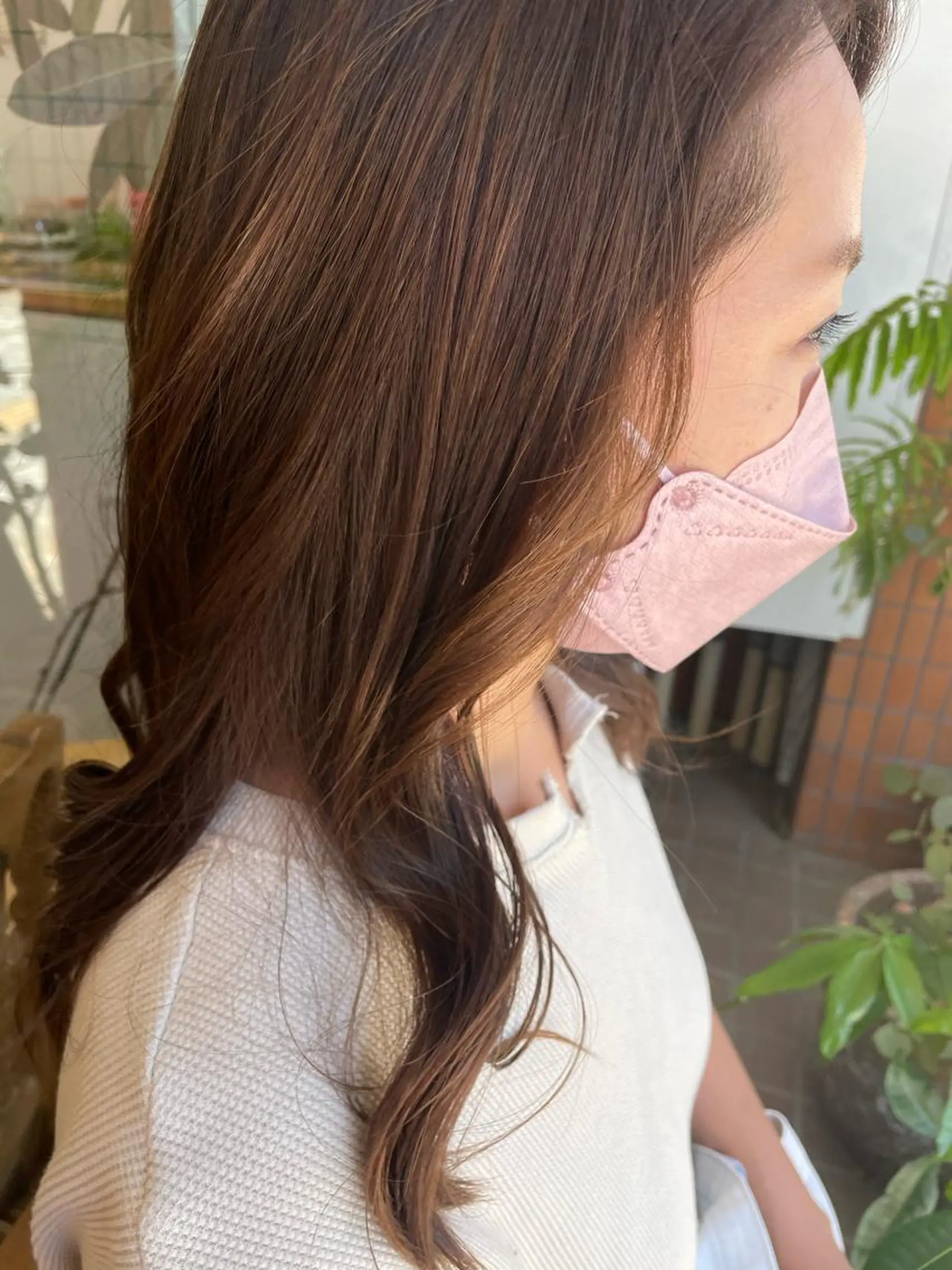 ロング カラー ベージュカラー ブリーチ ブリーチなしカラー Era Hatsuneのヘアスタイル