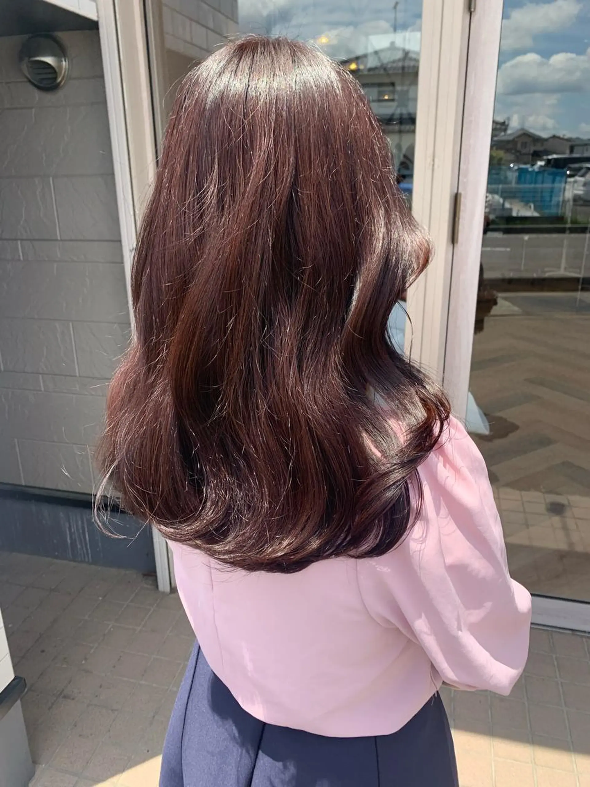 ロング カラー ラベンダーカラー ラベンダーピンク ピンクカラー 韓国ヘア🪞🩰 Sayumiのヘアスタイル