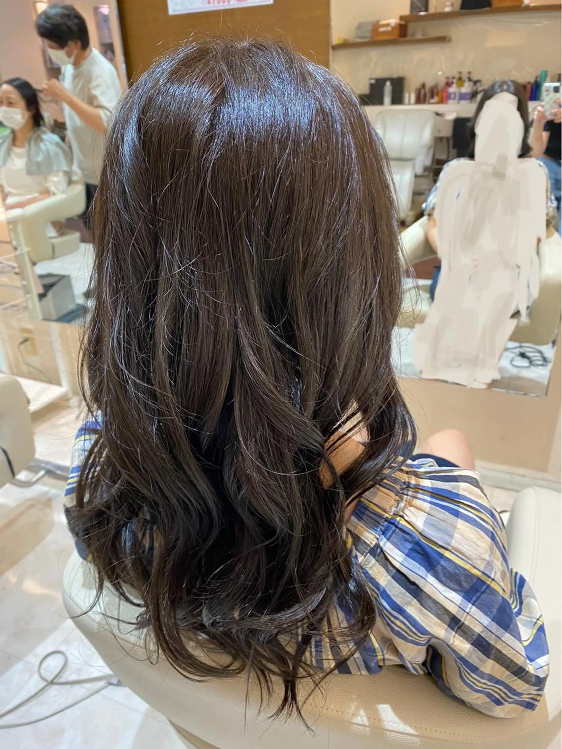 セミロング 清水 有紗のヘアスタイル