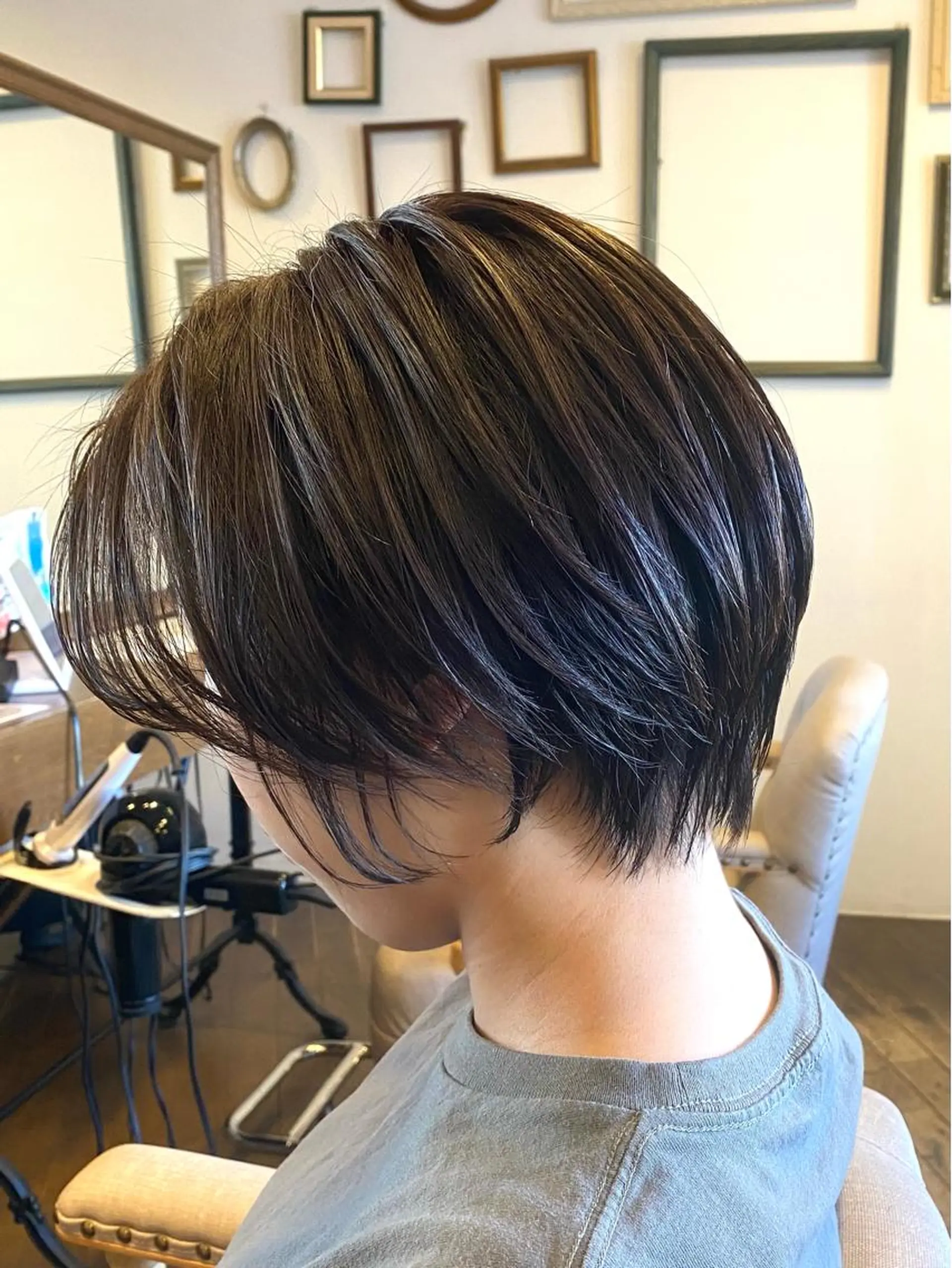 ショート カラー ハンサムショート ショートヘア カット ヘアカラー トリートメント 谷合 貴志のヘアスタイル