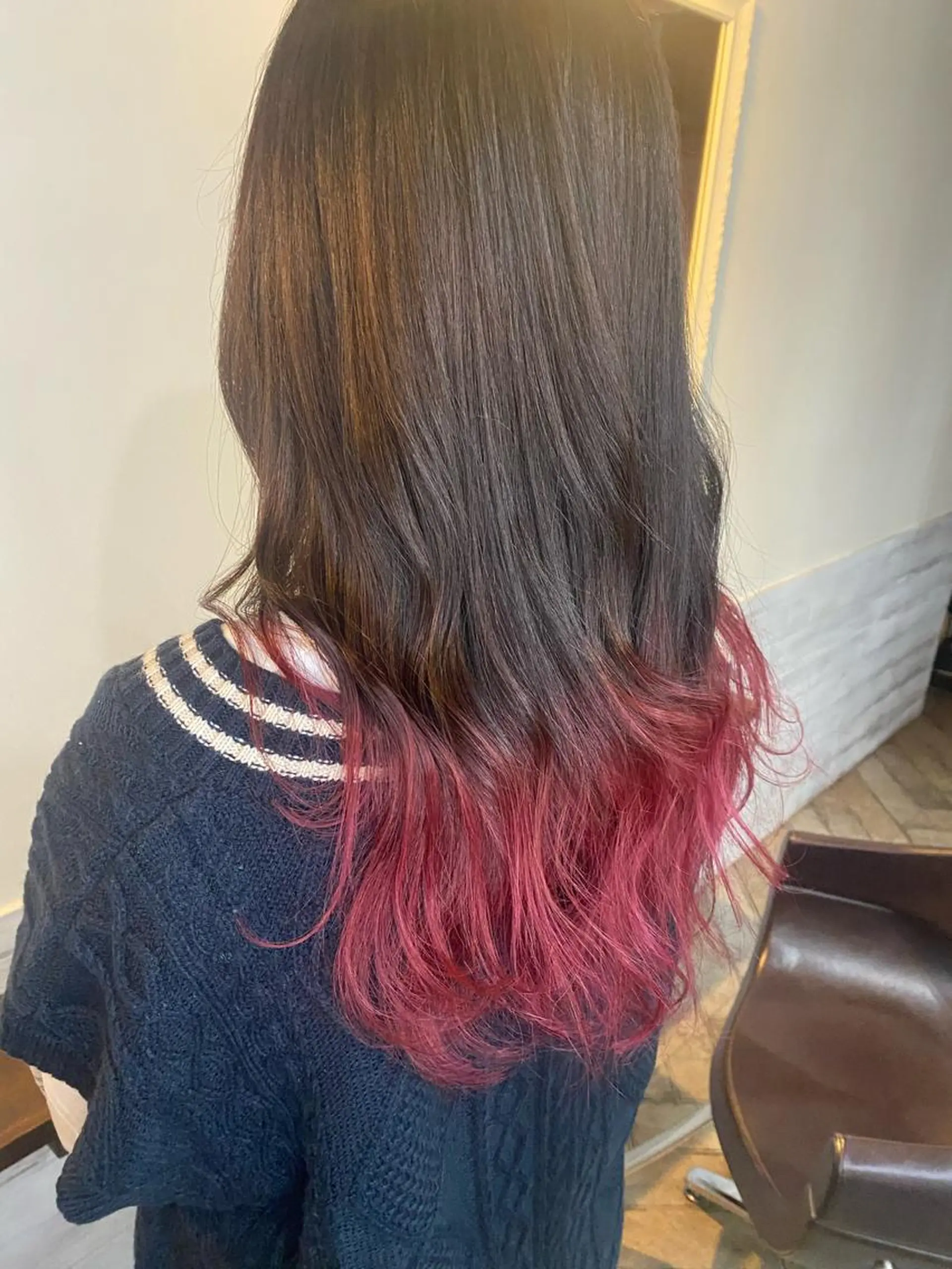 ロング カラー ヘアカラー 店長 奈須 雄紀のヘアスタイル