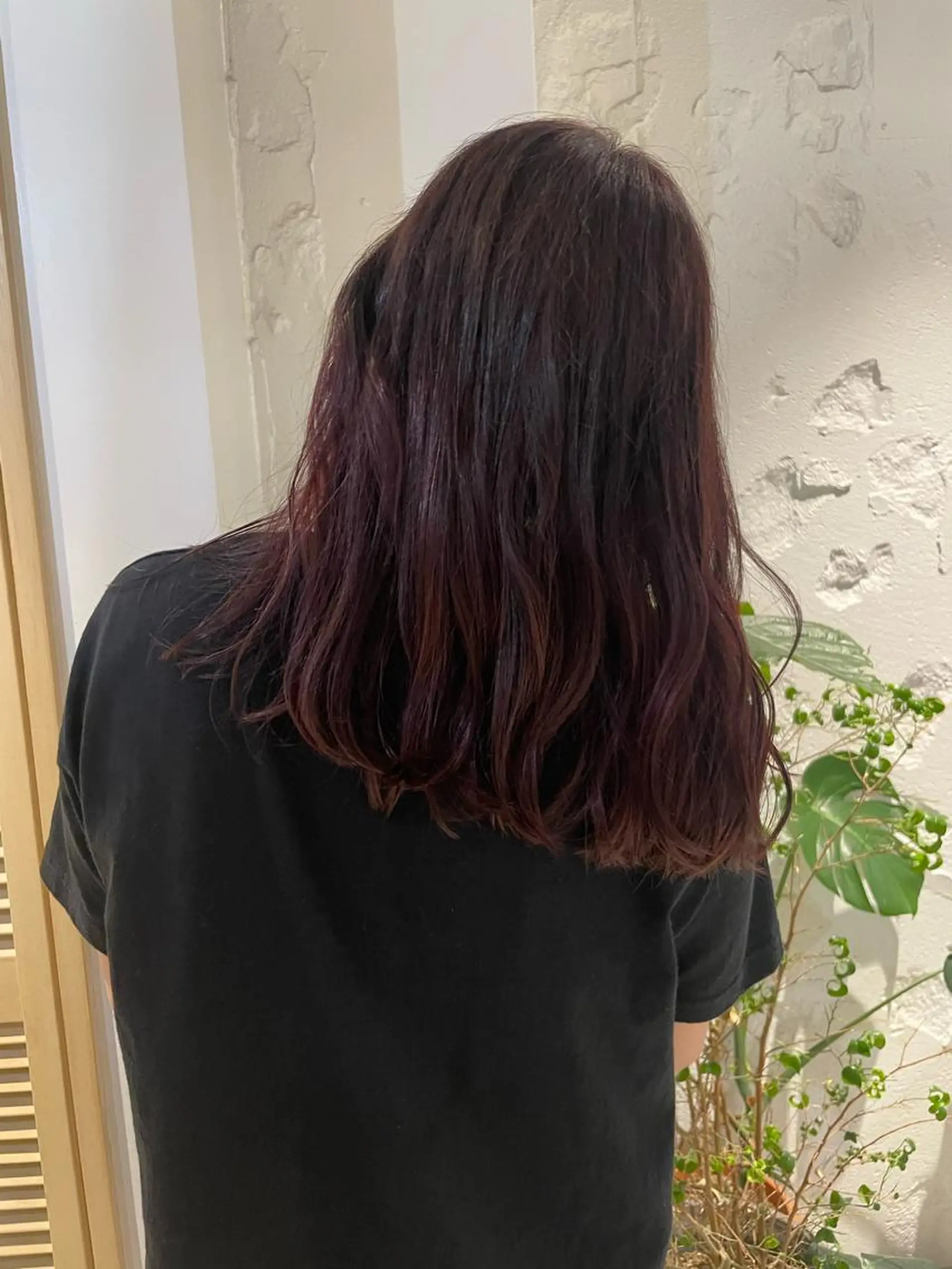 ロング カラー ブリーチ ブリーチなしカラー オレンジ バイオレットカラー レイヤー×初 パーマ|hinakoのヘアスタイル