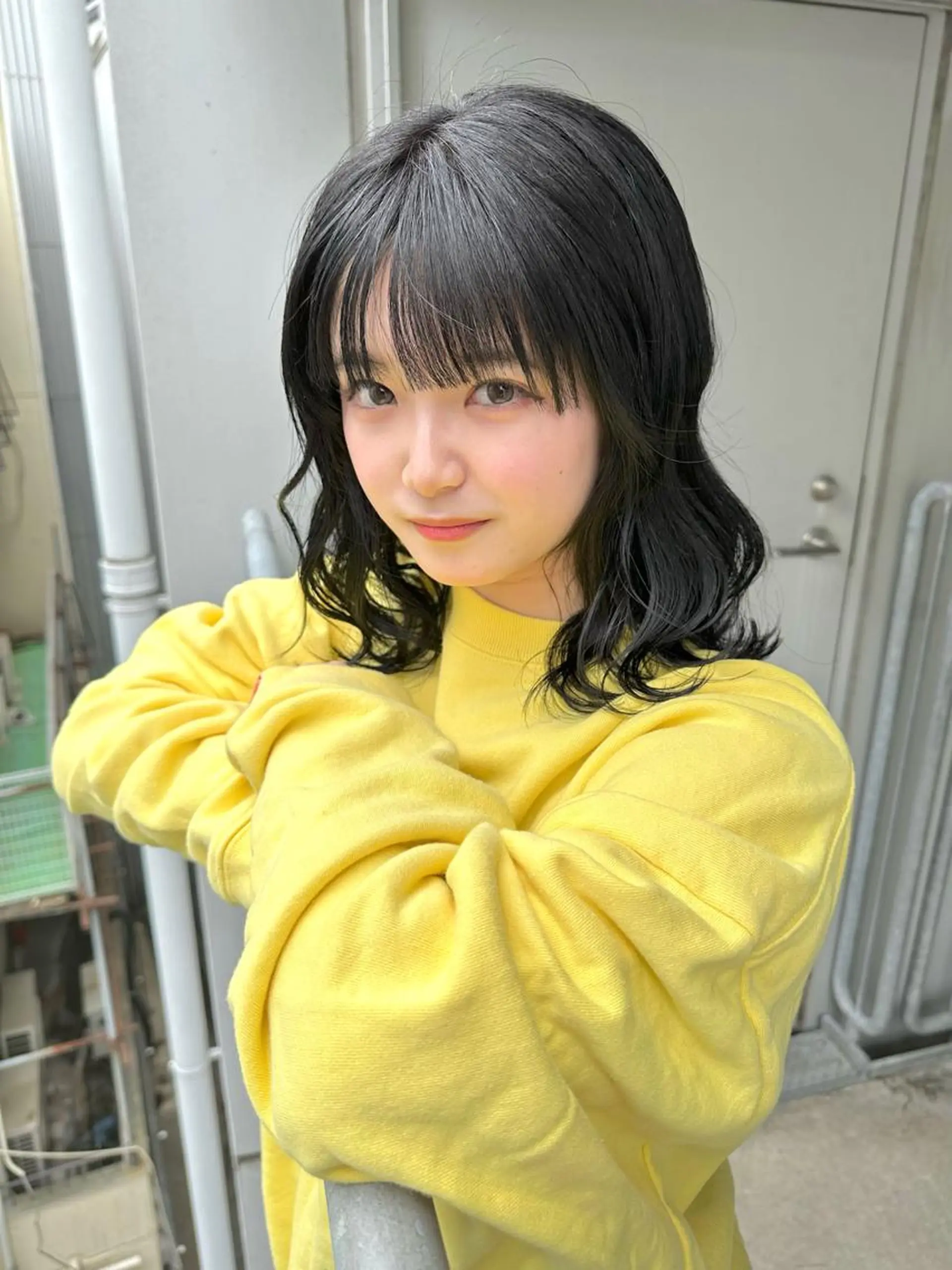 ミディアム ヘアカラー トリートメント 完全個室サロン💐 代表取締役💐梶谷のヘアスタイル