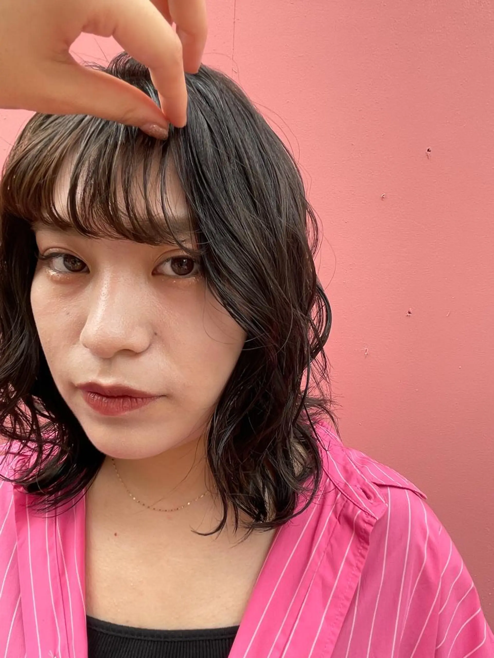ミディアム 赤味消しcolor 🥣♡Ayaのヘアスタイル