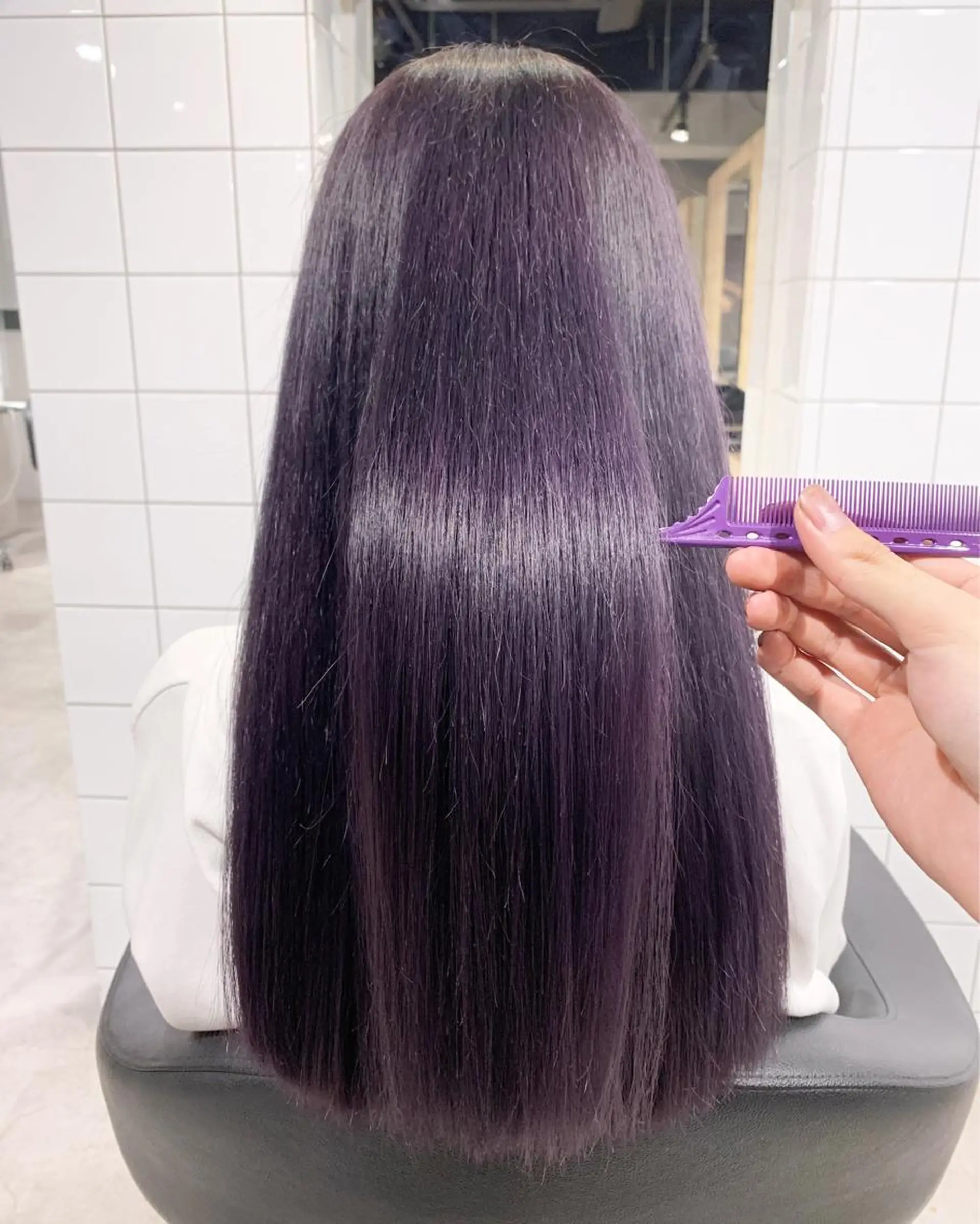 ロング カラー パーマ ヘアカラー トリートメント SALOWIN 札幌大通り店所属・🏆ウルフ/レイヤー 指名No.1山口圭佑のヘアスタイル