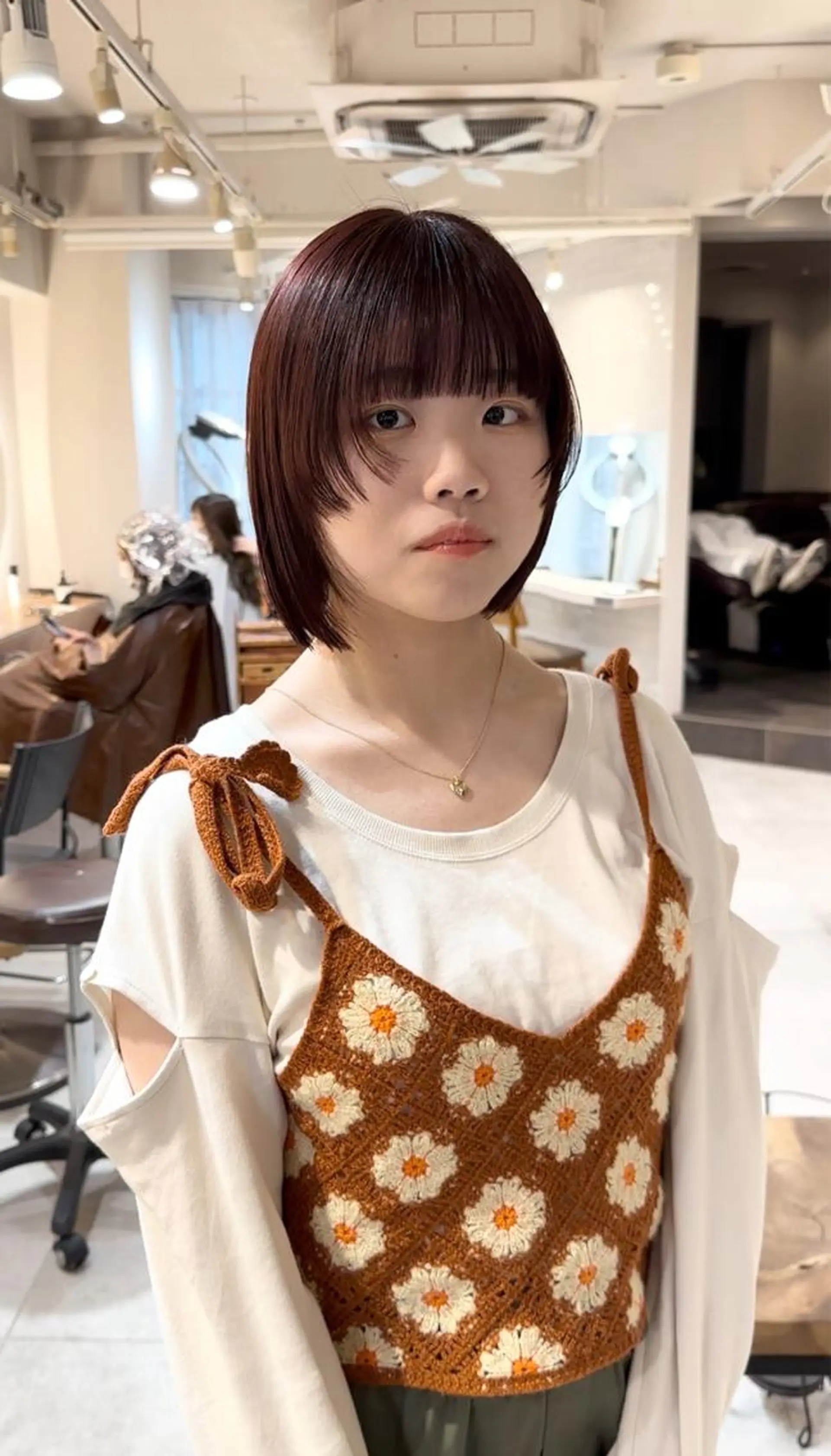 ショート 切りっぱなしボブ ショートボブ ミストバング ラベンダーベージュ ボブ カット ヘアカラー トリートメント 🦕ウルフカット 🦕ａｋｉｈｏのヘアスタイル