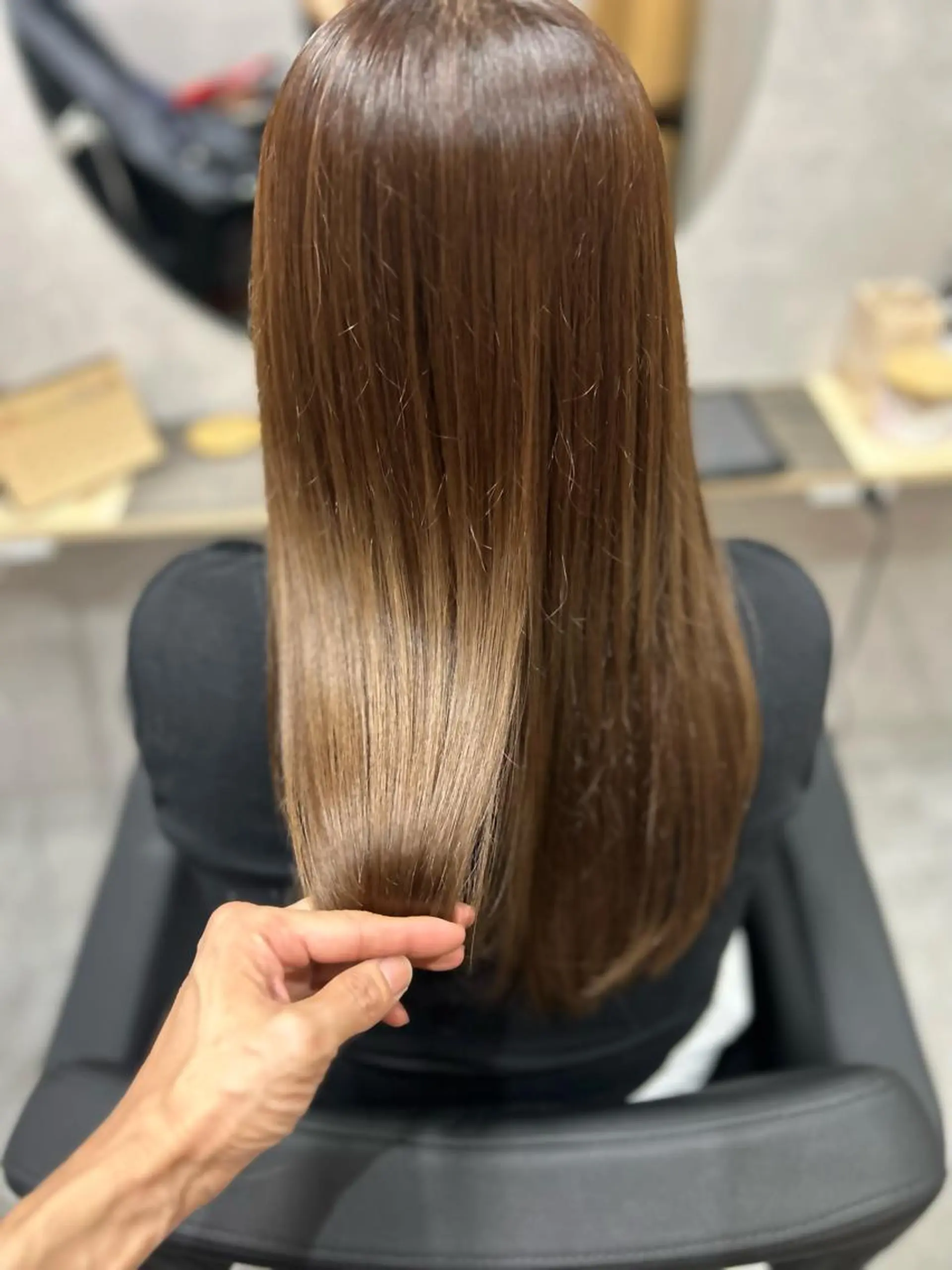 ロング カット ヘアカラー トリートメント 小野 【髪質改善】のヘアスタイル