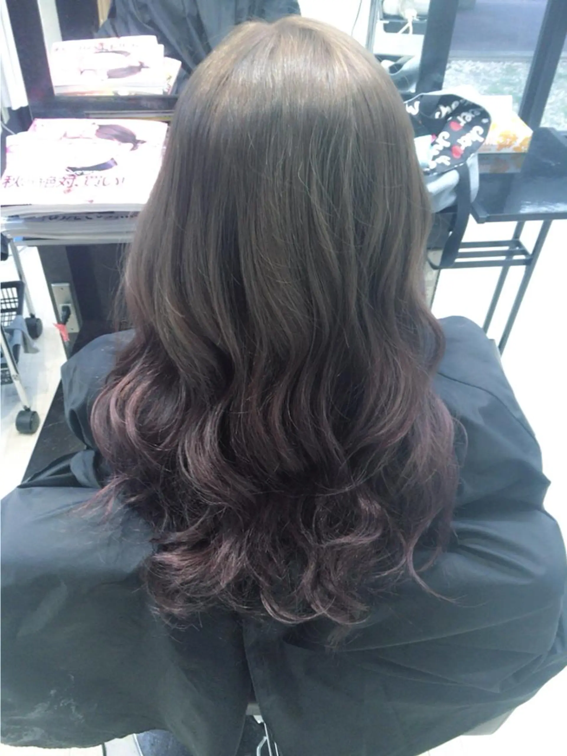 ショート ミディアム セミロング ロング カラー アッシュ グラデーションカラー グレージュ バイオレットカラー UNDER vr 【アンダーバー】のヘアスタイル