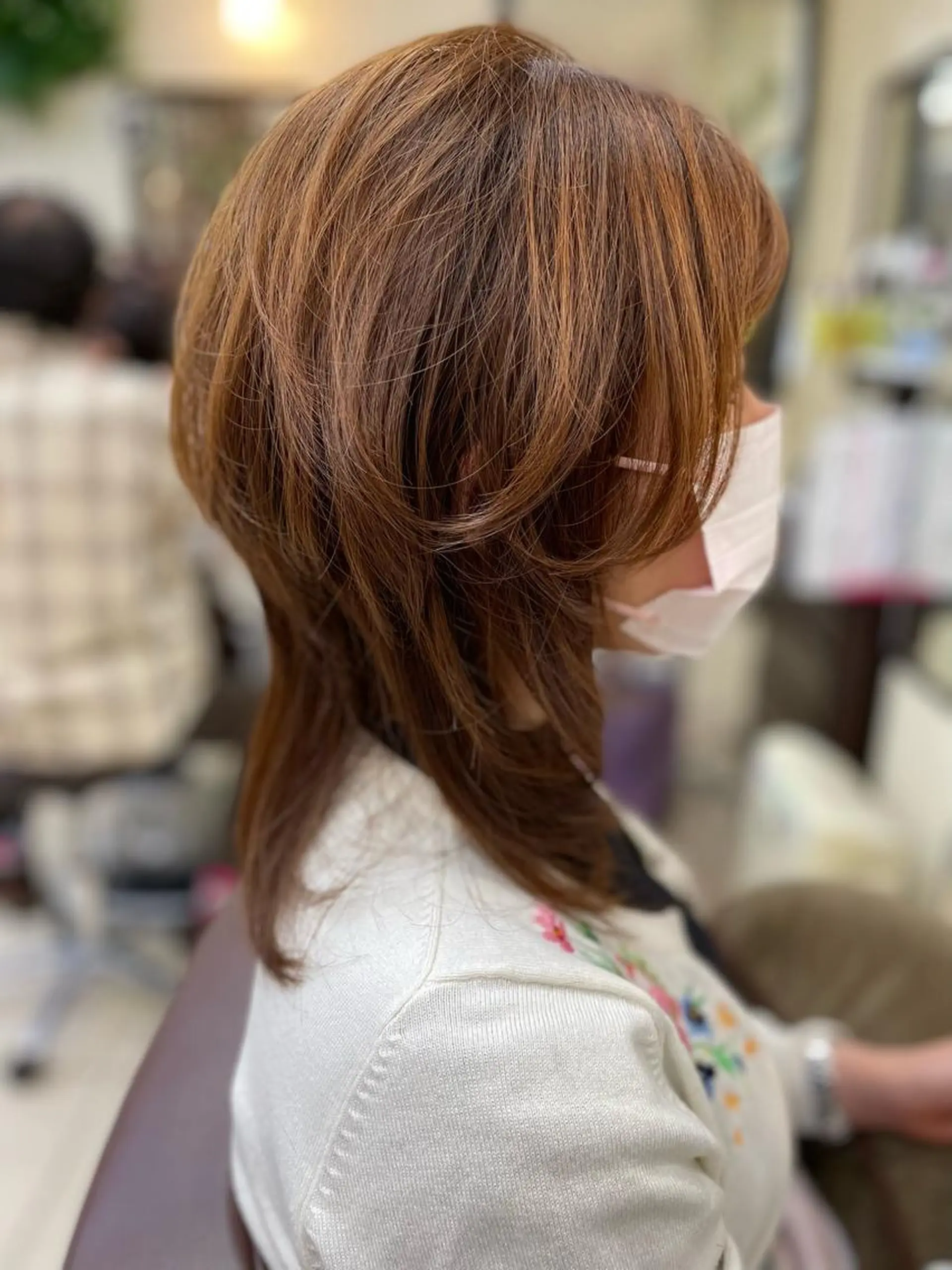 ミディアム ウルフカット 美髪クリエイター 三浦　葵のヘアスタイル