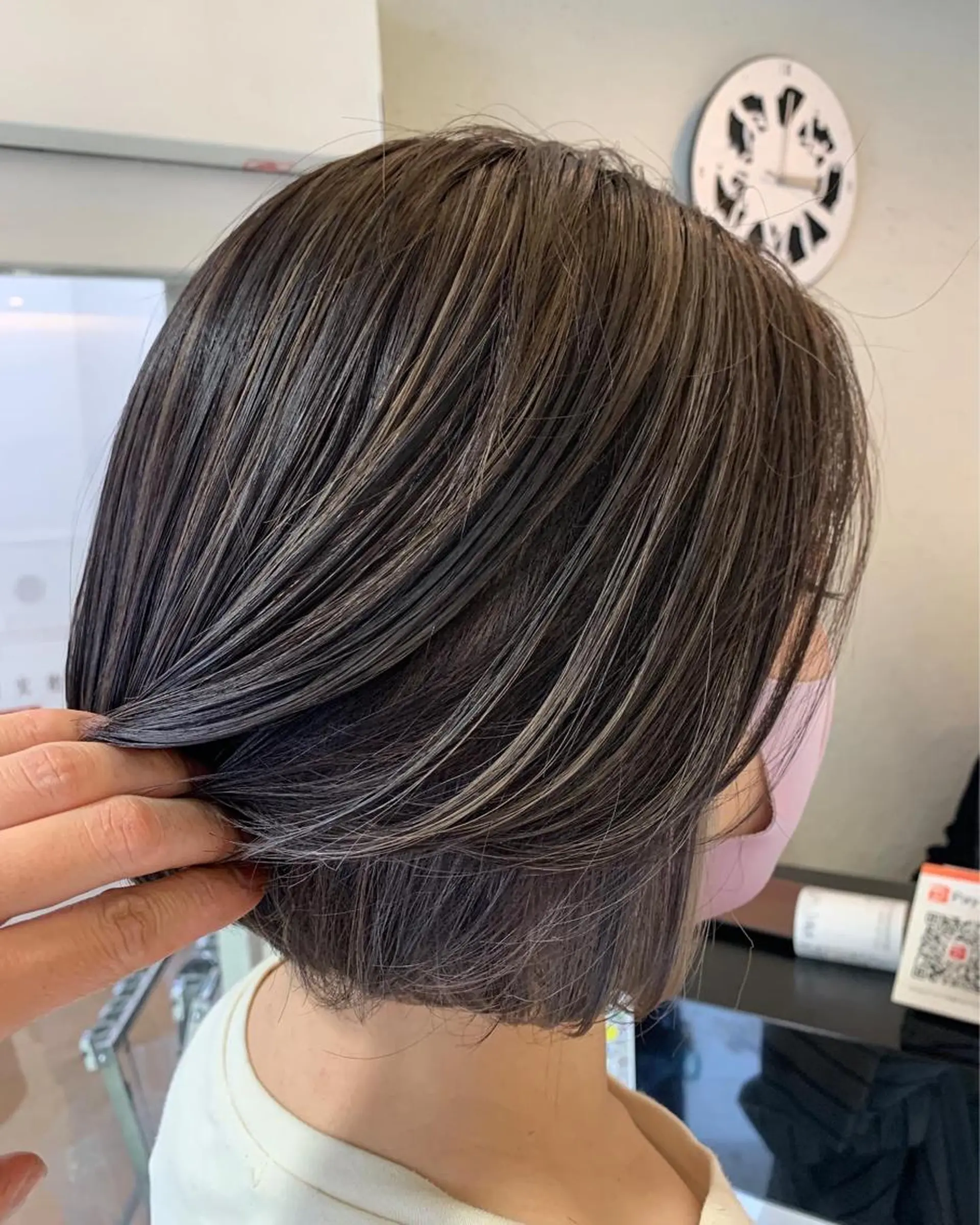 ショート カラー ハイライトカラー ハイライト ハイライトカラー＆ ダブルカラー　田口のヘアスタイル