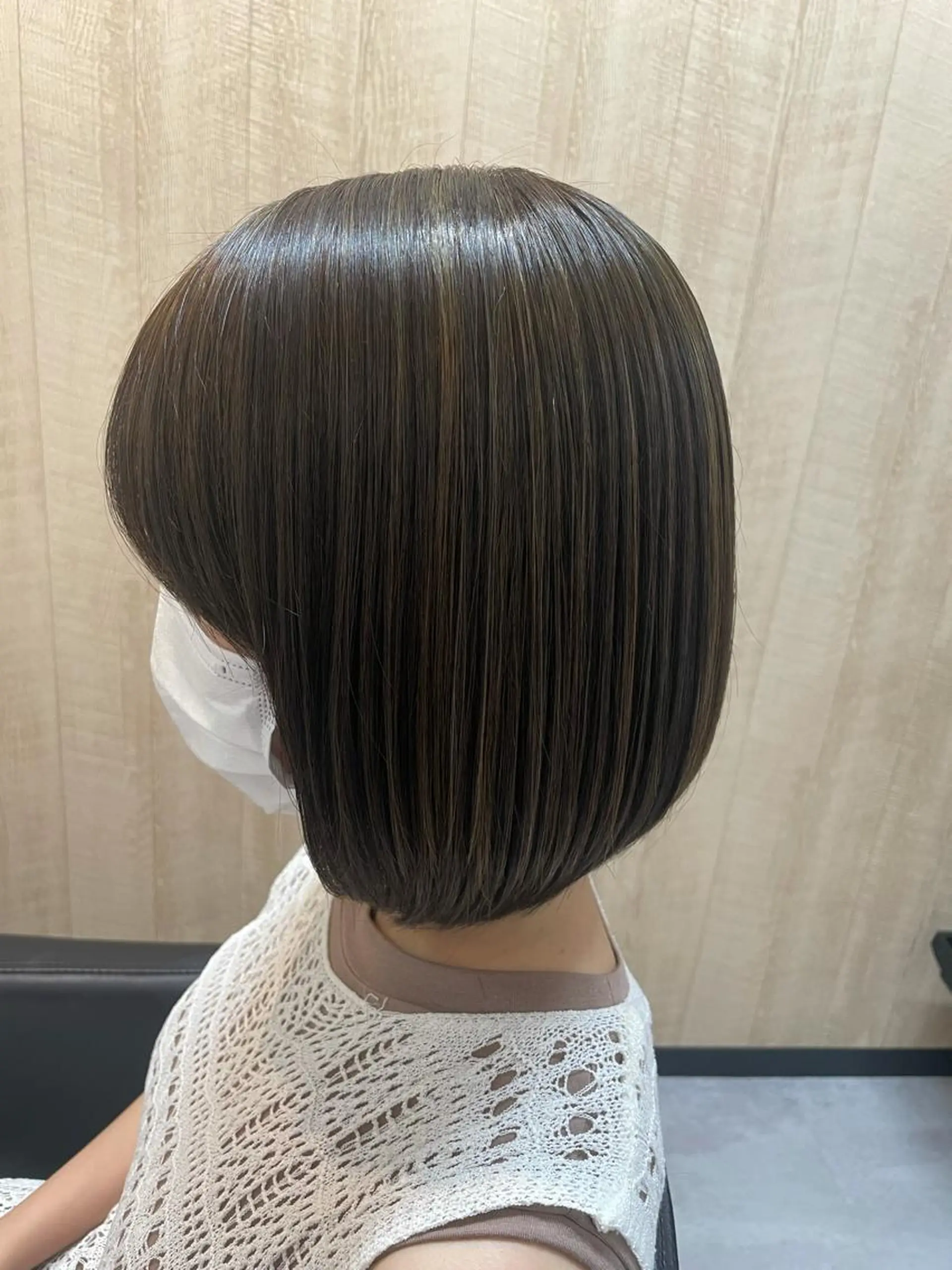 ミディアム カラー カット ヘアカラー トリートメント ヘッドスパ ♦️髪質改善向上♦️ 井上秀樹のヘアスタイル