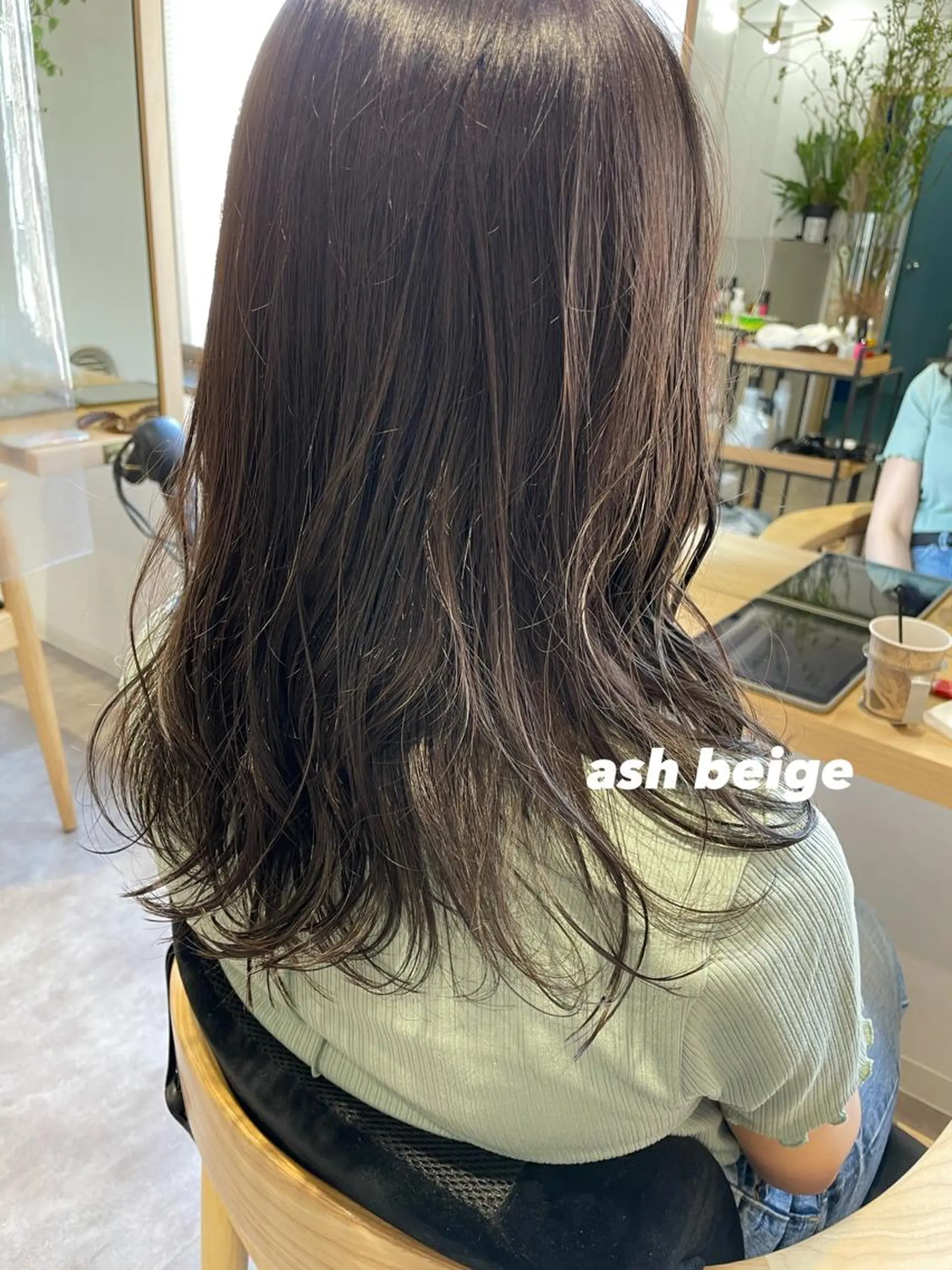 ミディアム カラー ヘアアレンジ アッシュ 透明感カラー 🌿AMANE🌿 sakiのヘアスタイル