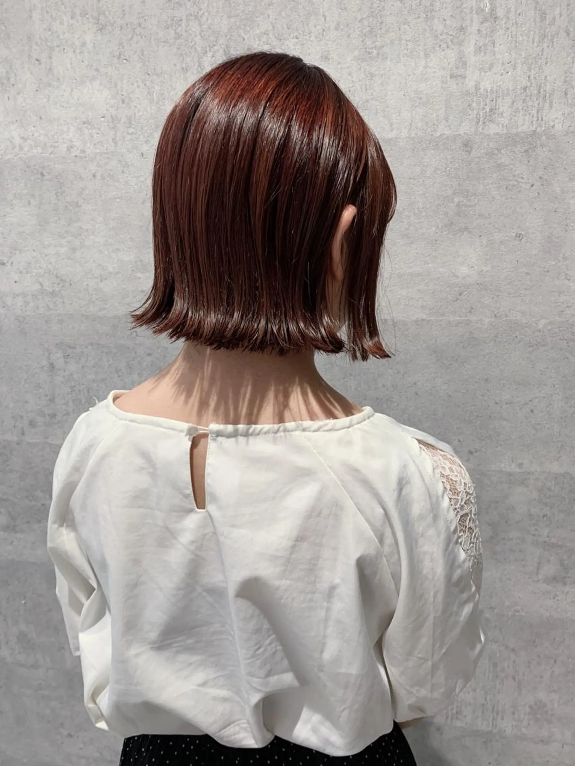 ショート カラー ブリーチ ブラウンカラー _WHITE 天神店 YUMEKA🐻のヘアスタイル