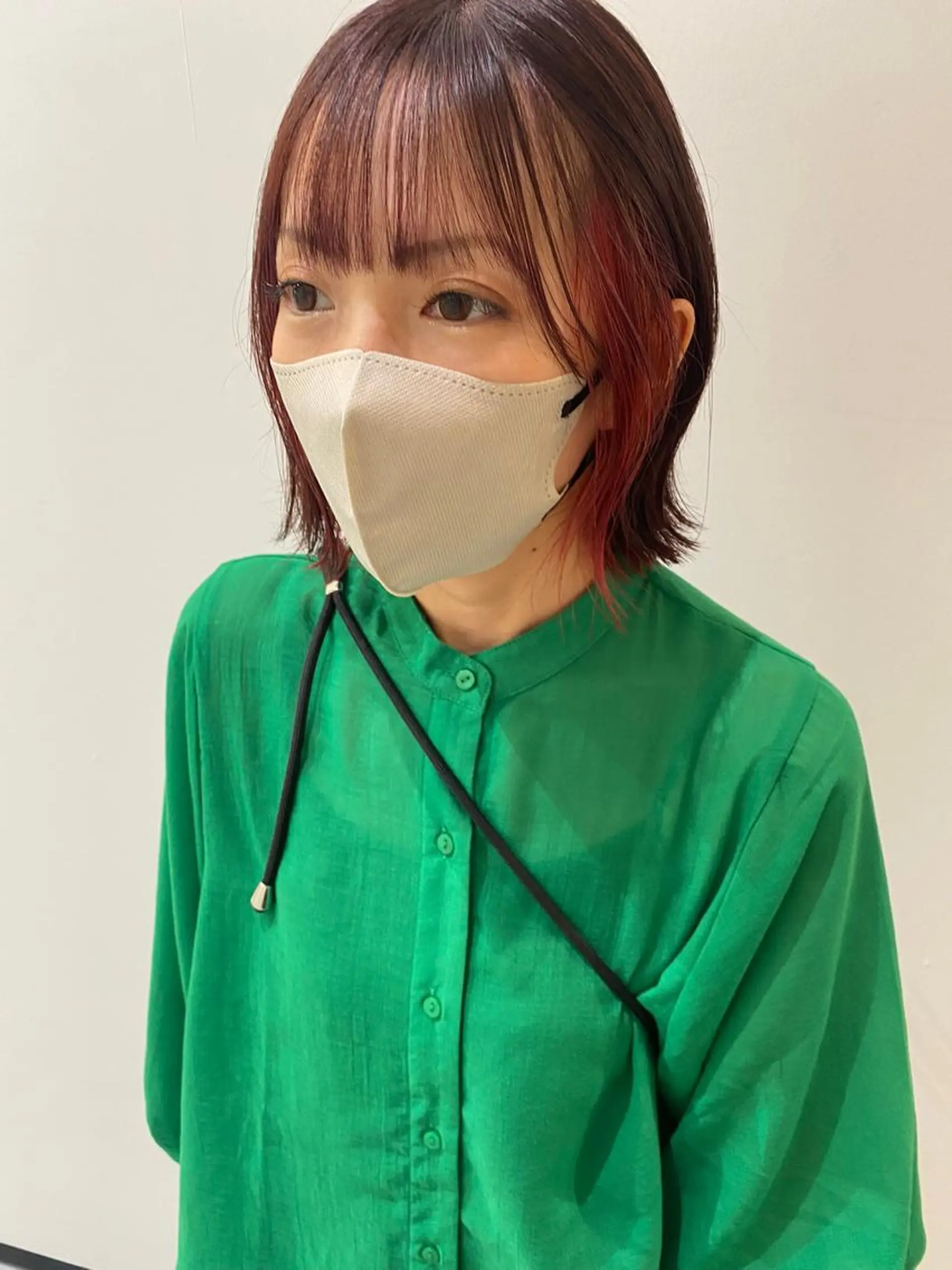 ミディアム カラー ブリーチ ブラウンカラー ダブルカラー イルミナカラー インナーカラー カット ヘアカラー トリートメント CARICIA🌱 masaeのヘアスタイル