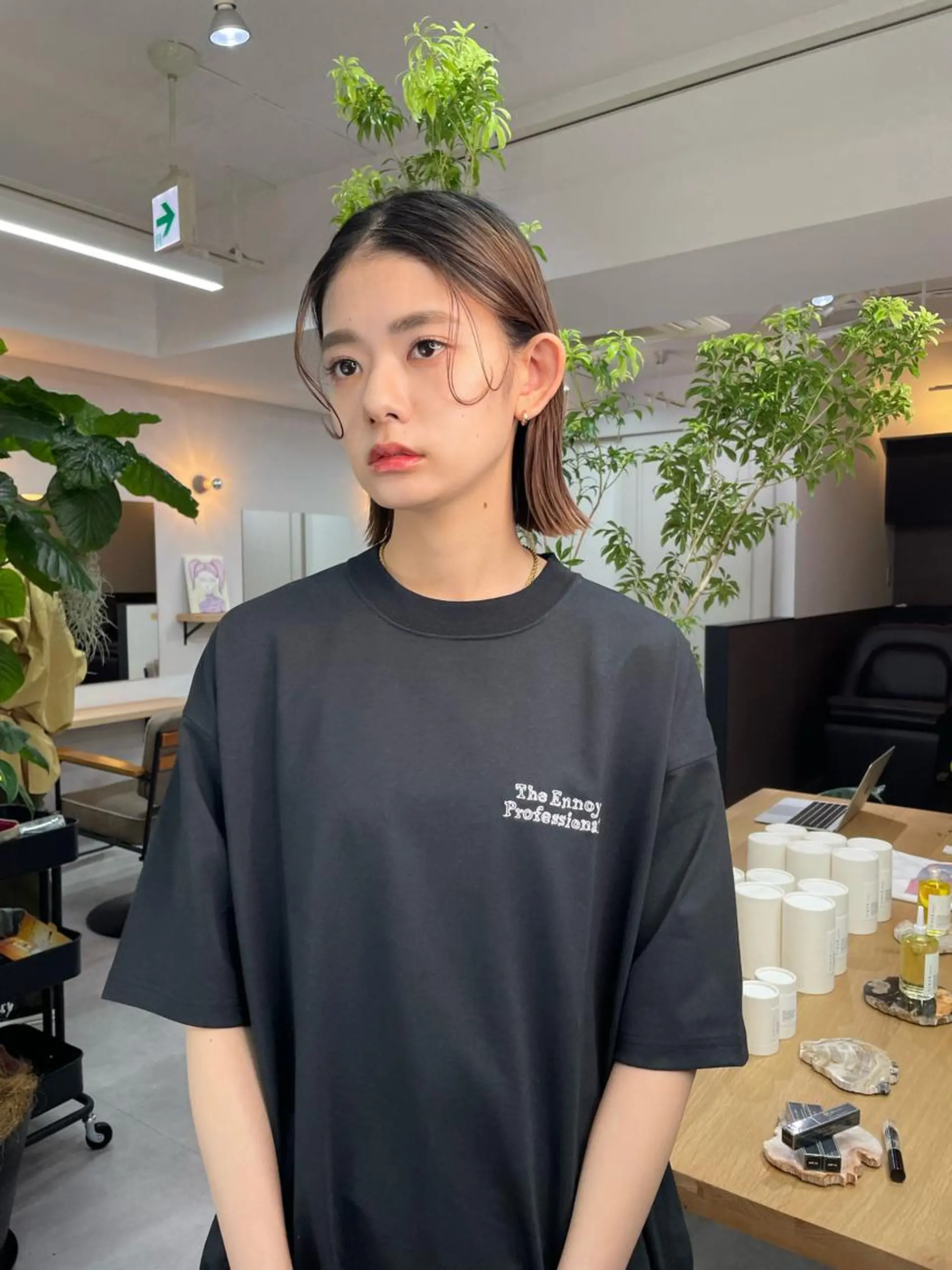 ショート カラー パーマ＊ 顔まわり似合わせのヘアスタイル