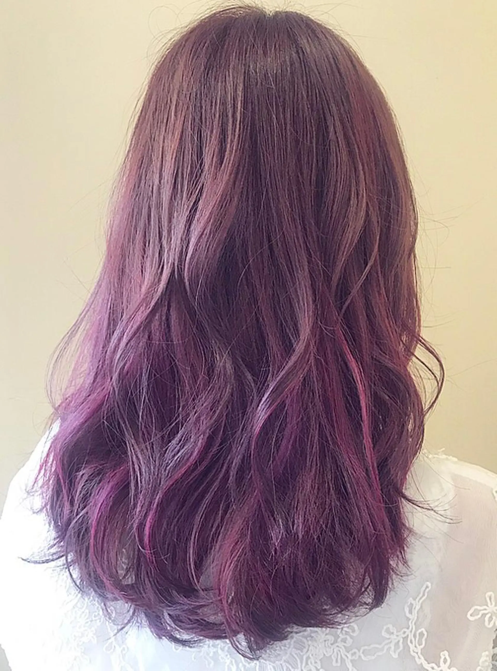 ロング カラー ヘアアレンジ ピンクカラー バイオレットカラー ヘアカラー トリートメント ニシダヒカリ🌙 髪質改善×似合わせのヘアスタイル