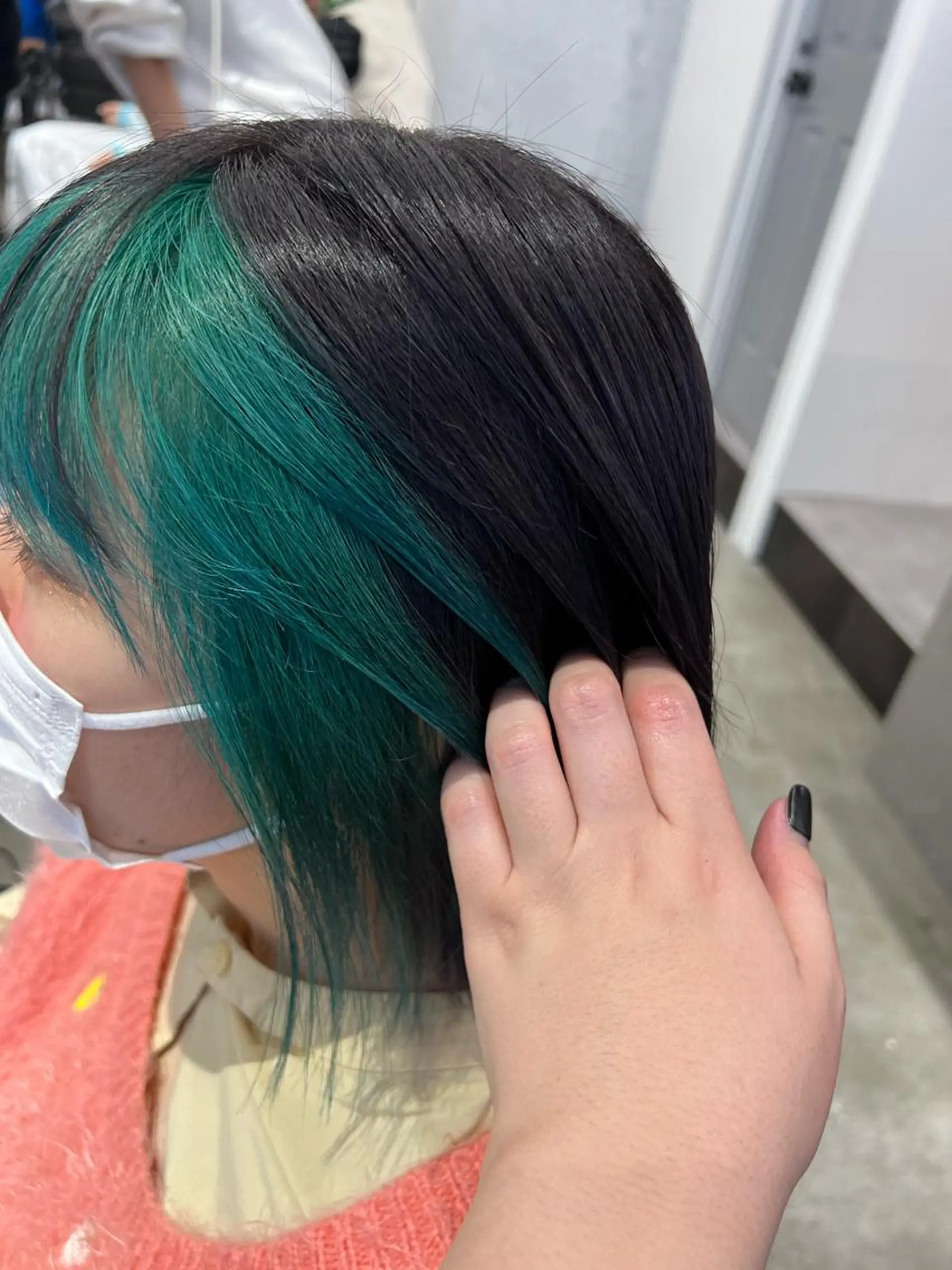 ミディアム カラー ミストバング  フェイスフレーミング ヘアカラー トリートメント オタク美容師💟 チバコナツのヘアスタイル