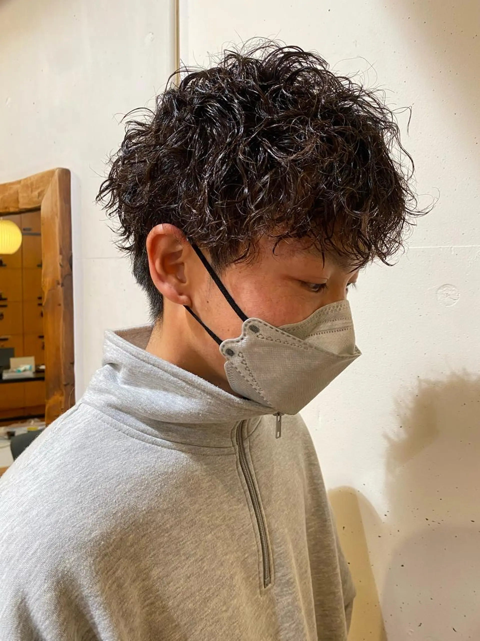 パーマ メンズ miyu ボブモデル募集中のヘアスタイル