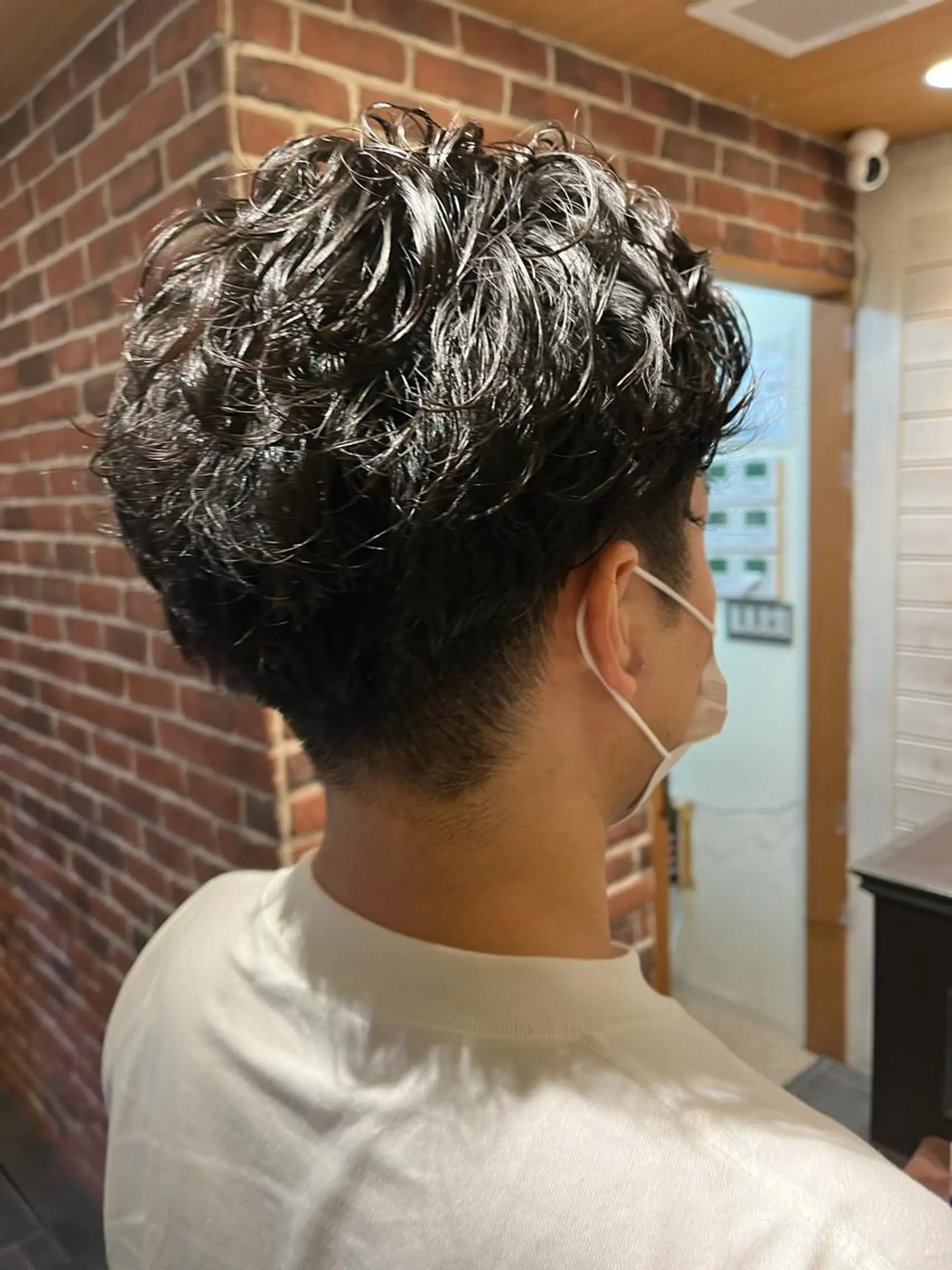 ショート パーマ メンズ さかい なつみのヘアスタイル