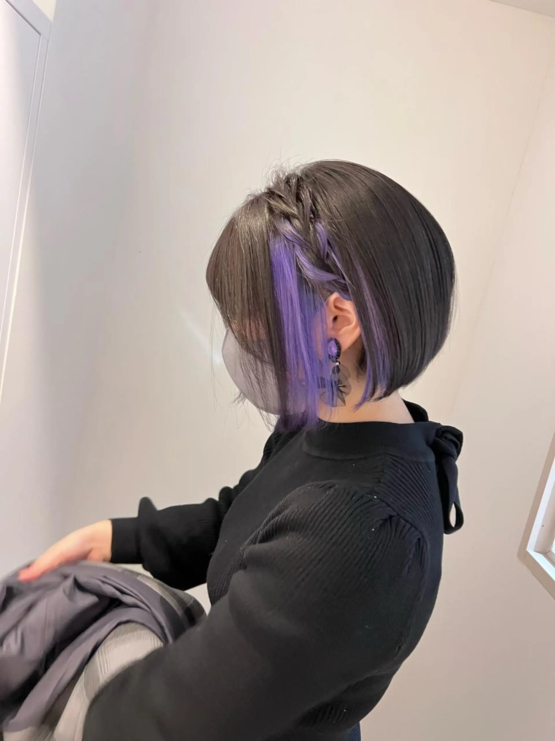 ミディアム カラー ブリーチ デザインカラー ヘアカラー トリートメント オーガニック/白髪 ぼかし/斎藤相慶のヘアスタイル