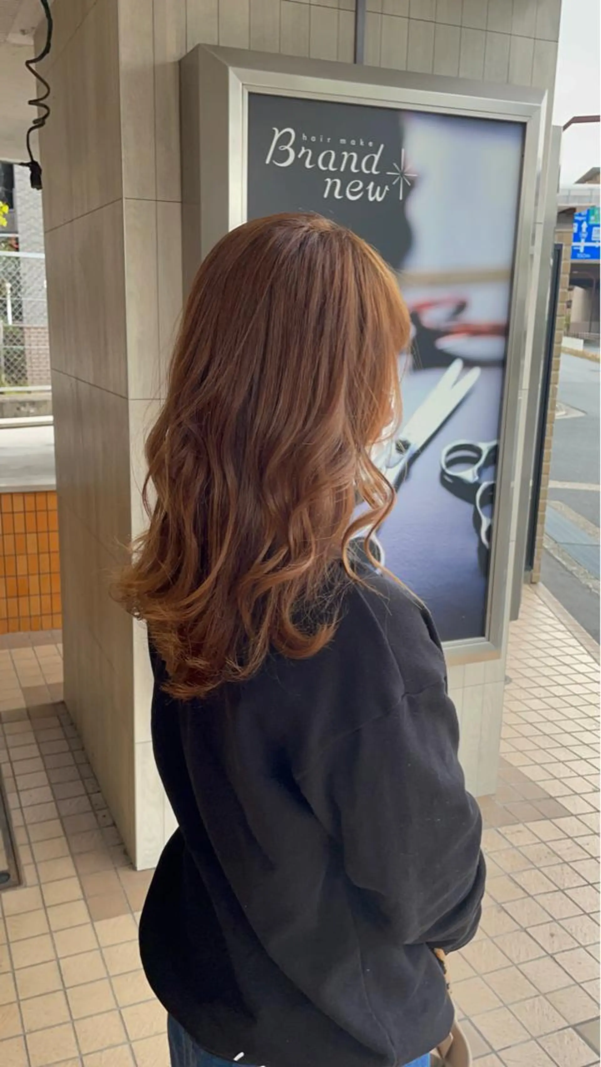 ロング カット ヘアカラー トリートメント 本店店長☆ 前原海翔のヘアスタイル
