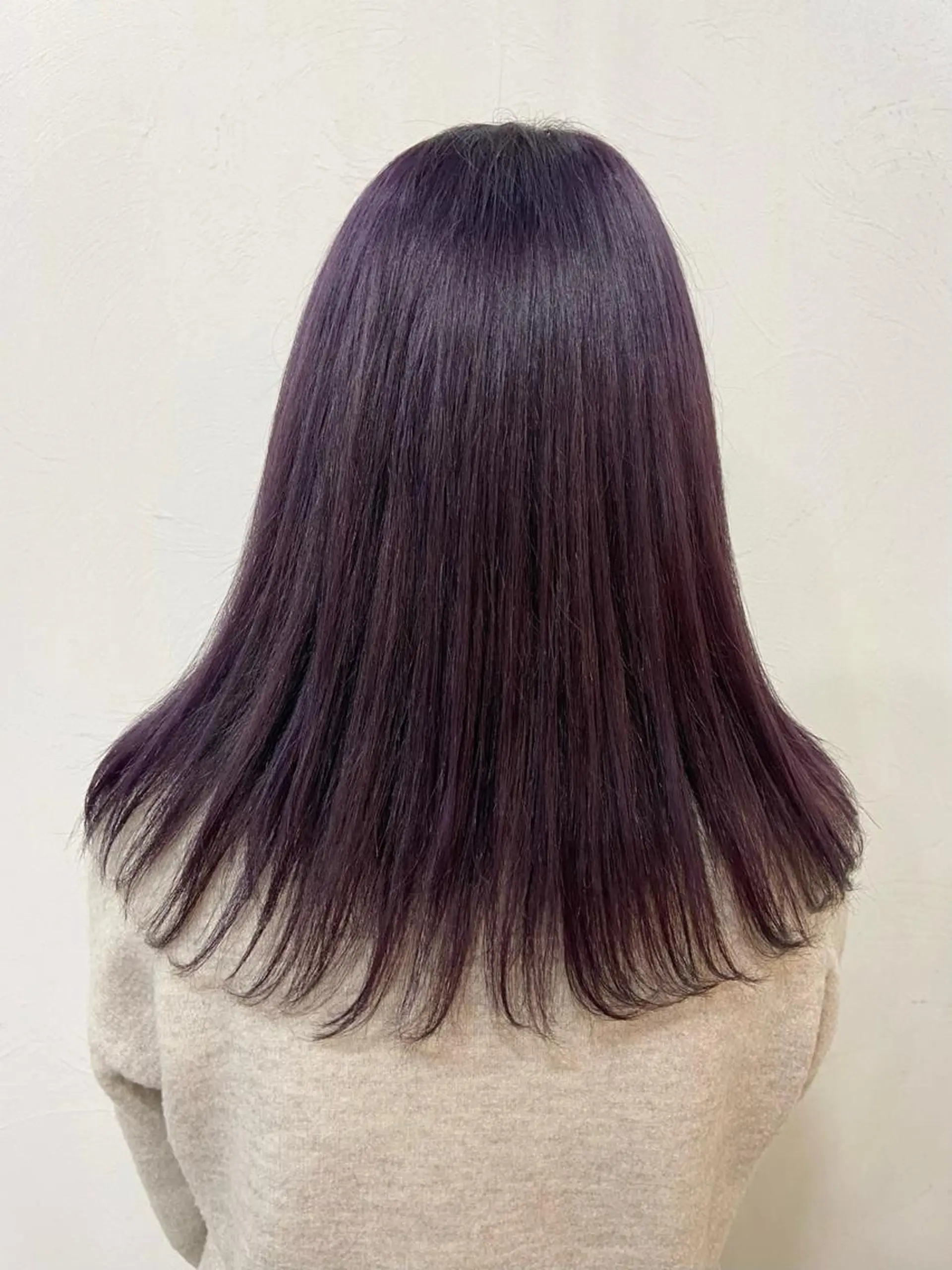 ロング パープルカラー 【今だけブリーチ 限定価格💕】すみのヘアスタイル