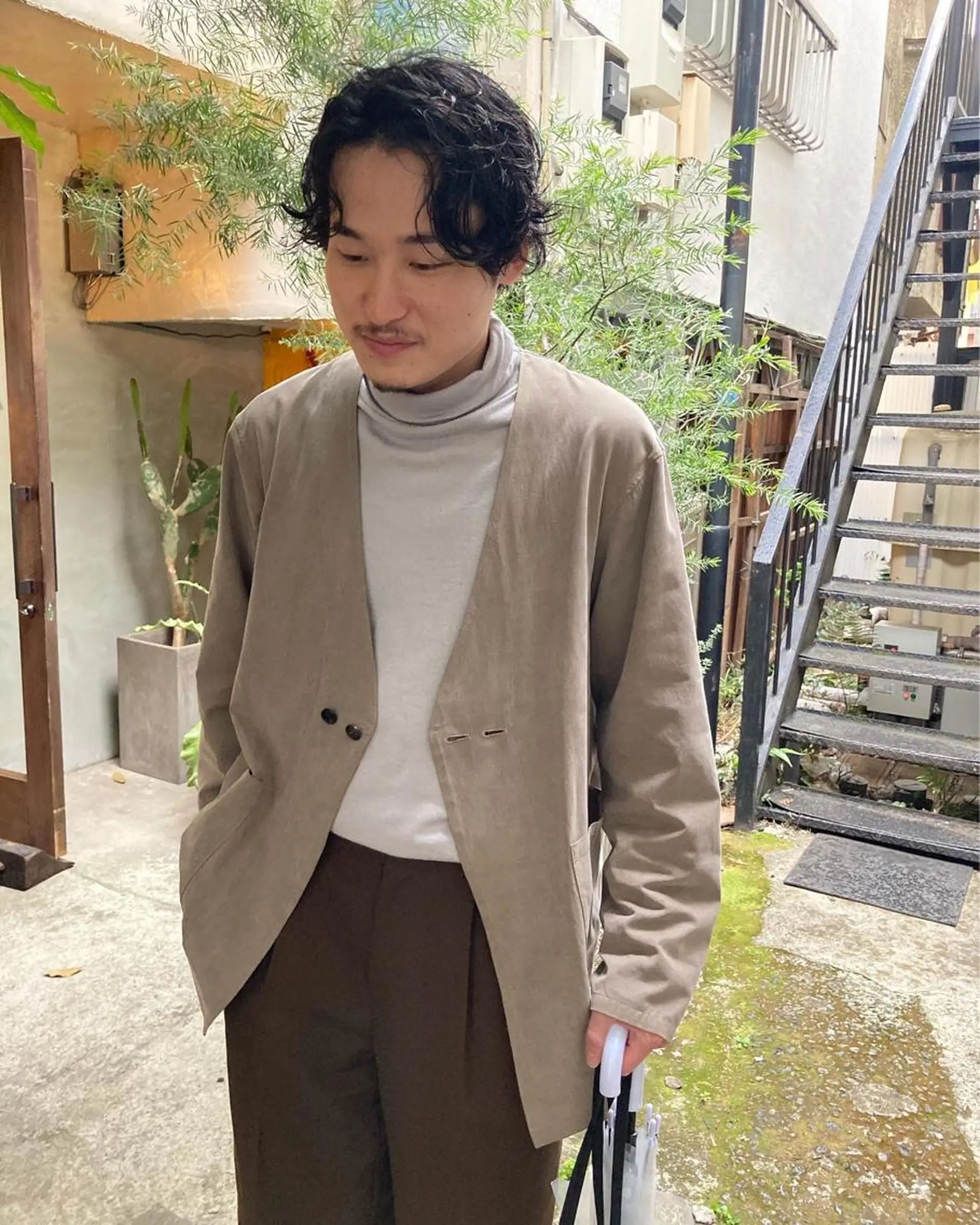 メンズ メンズパーマ 金田 夏野のヘアスタイル