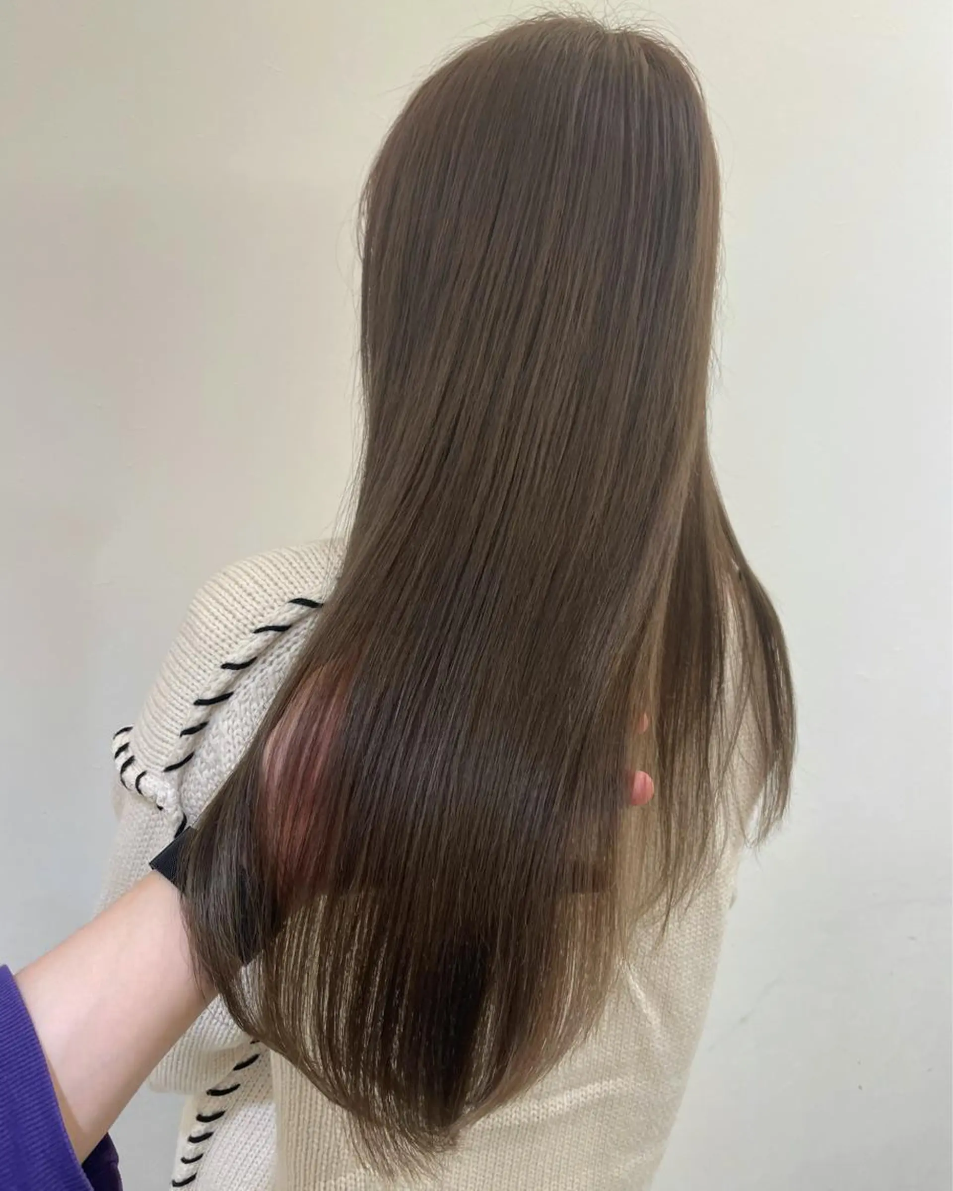 ロング カラー 透明感カラー ハイトーン特化サロン 🍑momo🍑のヘアスタイル