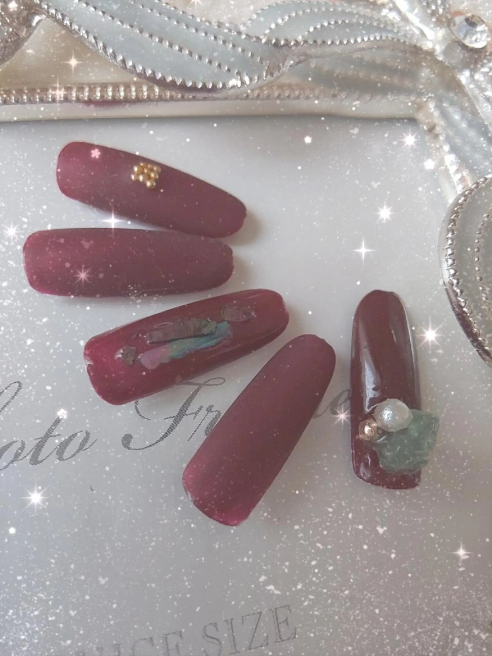 ネイル マットネイル Franda ✾のネイルデザイン