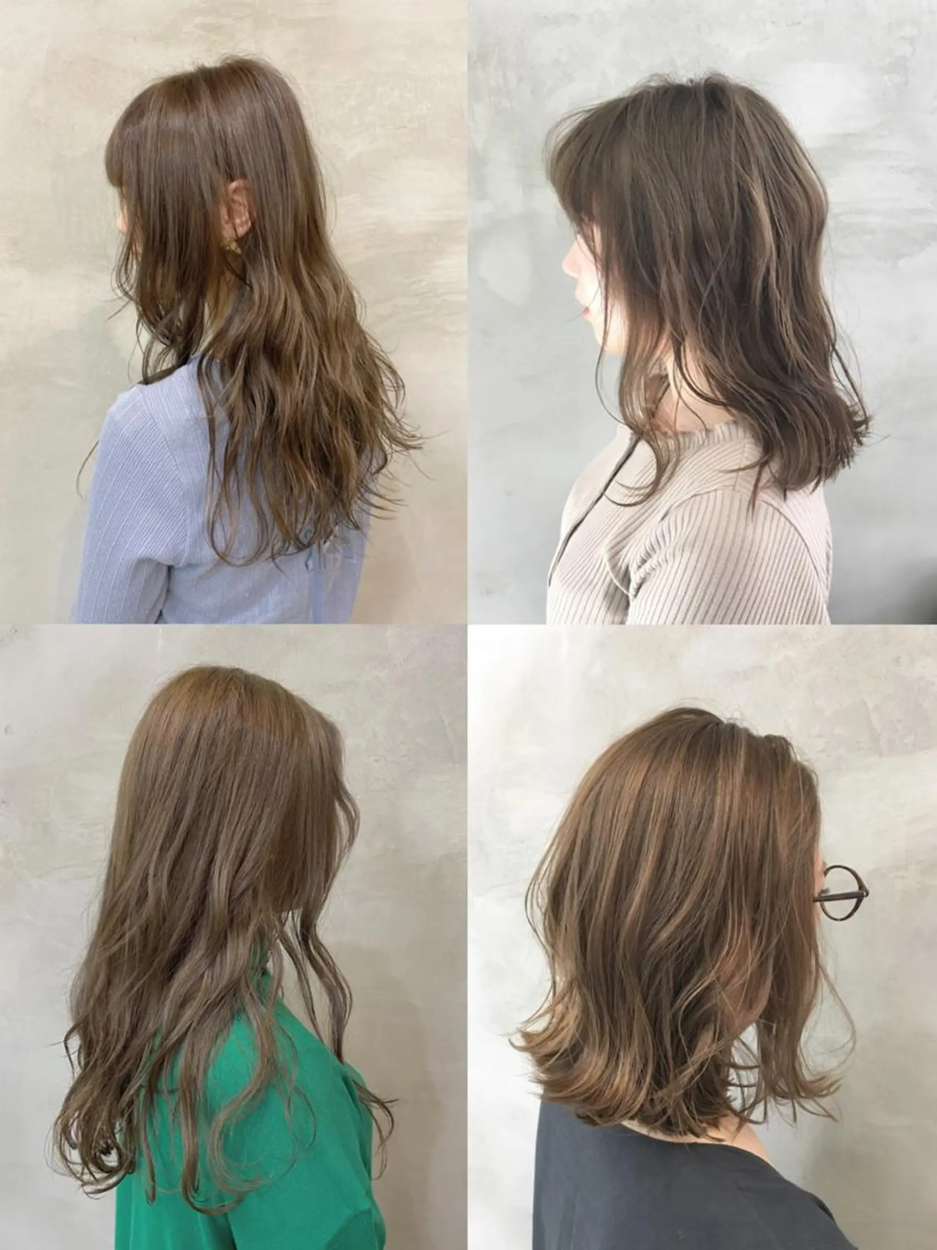 セミロング カラー ベージュカラー オレンジ カット ヘアカラー トリートメント pesca 長町南店 OIKAWAのヘアスタイル