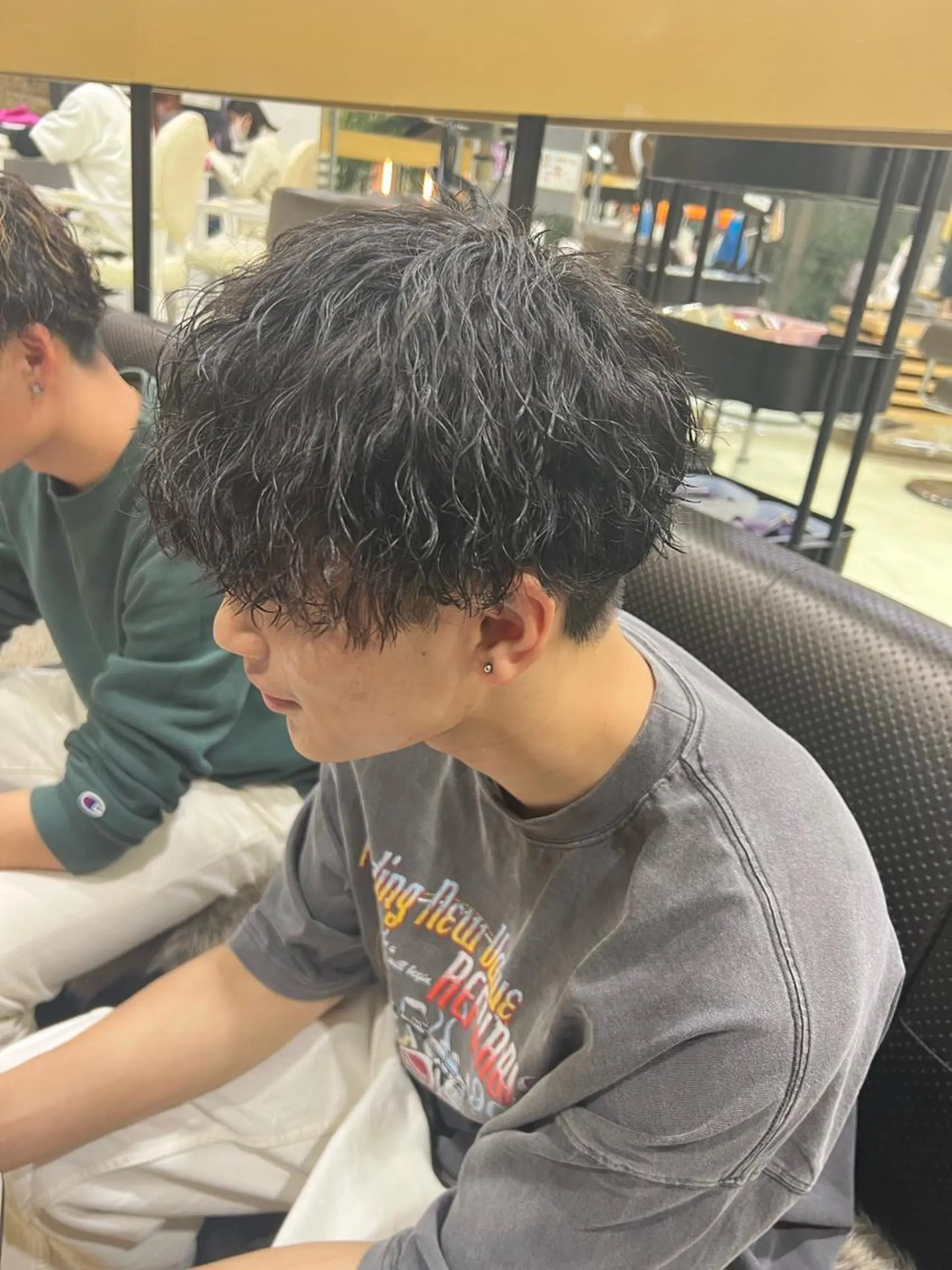 パーマ メンズ メンズパーマ ツイストスパイラルパーマ スパイラルパーマ 韓国ヘアダウンパーマ シャドウパーマ/航太のヘアスタイル