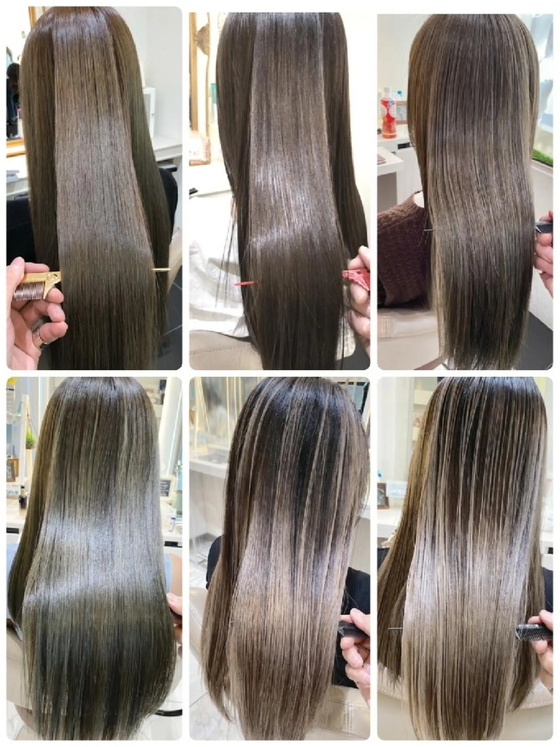 ロング カラー 髪質改善 ＡＳＨ 大宮のヘアスタイル