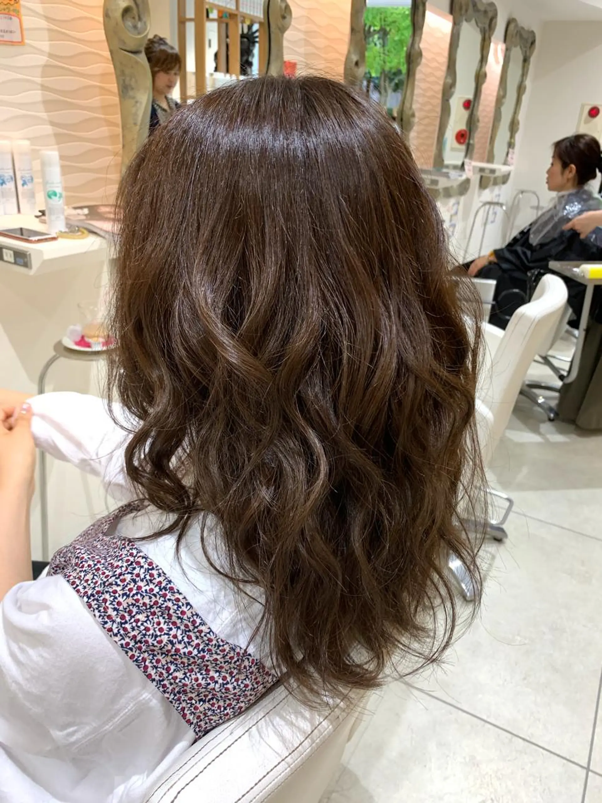 セミロング カラー ヘアカラー トリートメント 松吉 純平のヘアスタイル