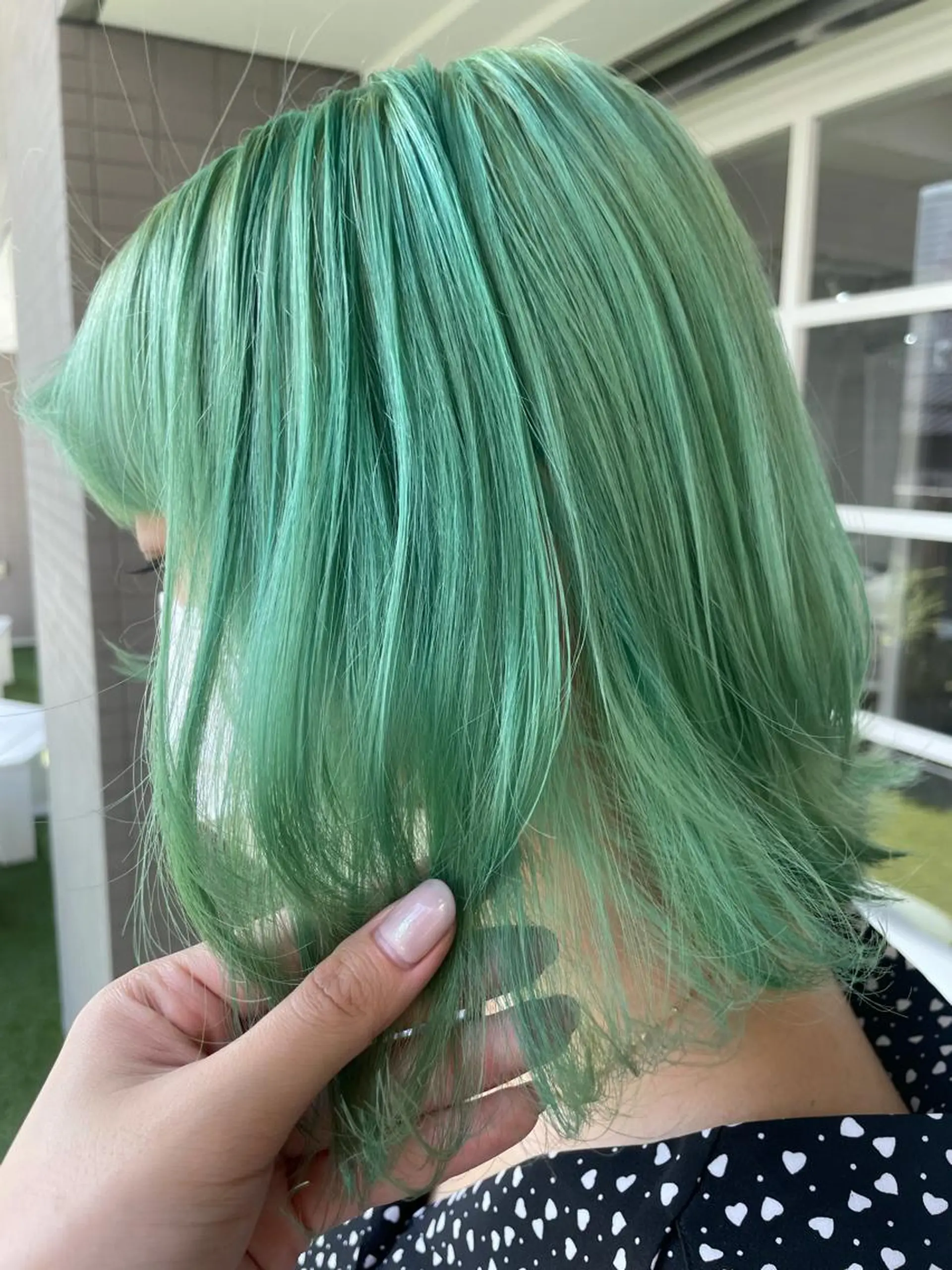 ミディアム カラー ヘアカラー トリートメント 酸性縮毛矯正 梅田茶屋町 Juriのヘアスタイル