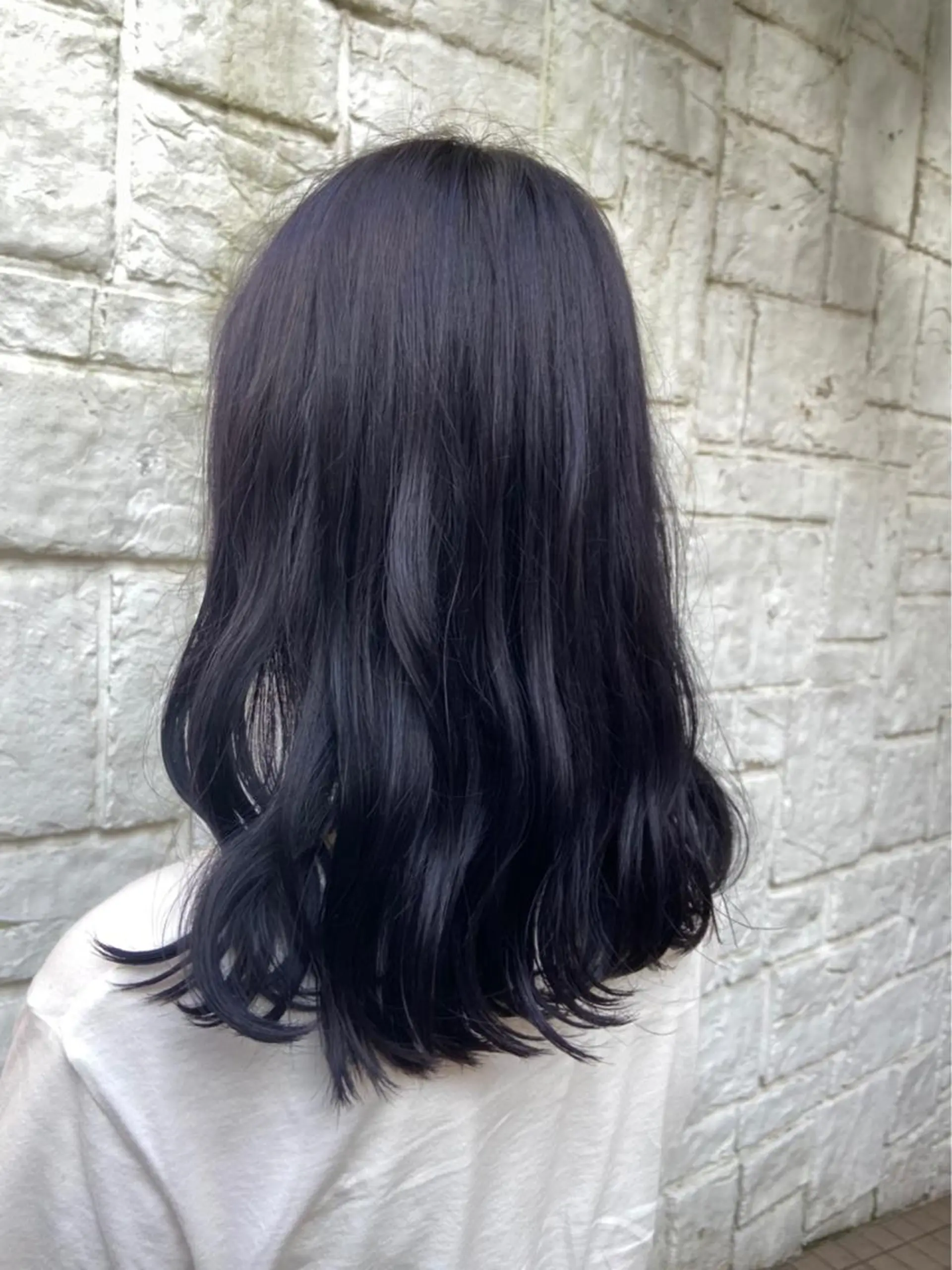 セミロング カラー ヘアカラー トリートメント ヘアセット ナチュラル/韓国💎 haruka 💎のヘアスタイル