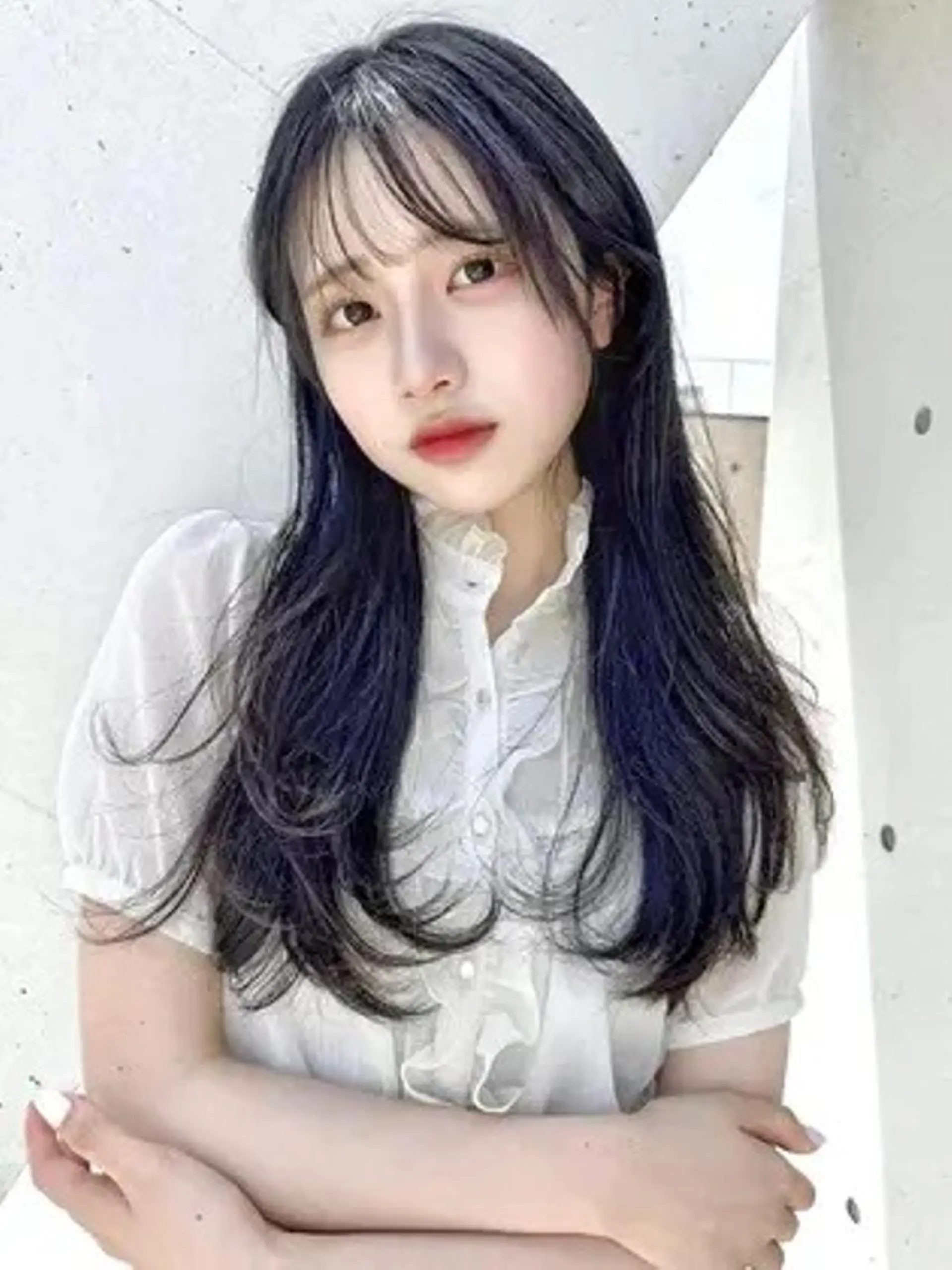 カラー 韓国透明感🫧水光 カラー🫧BABYのヘアスタイル