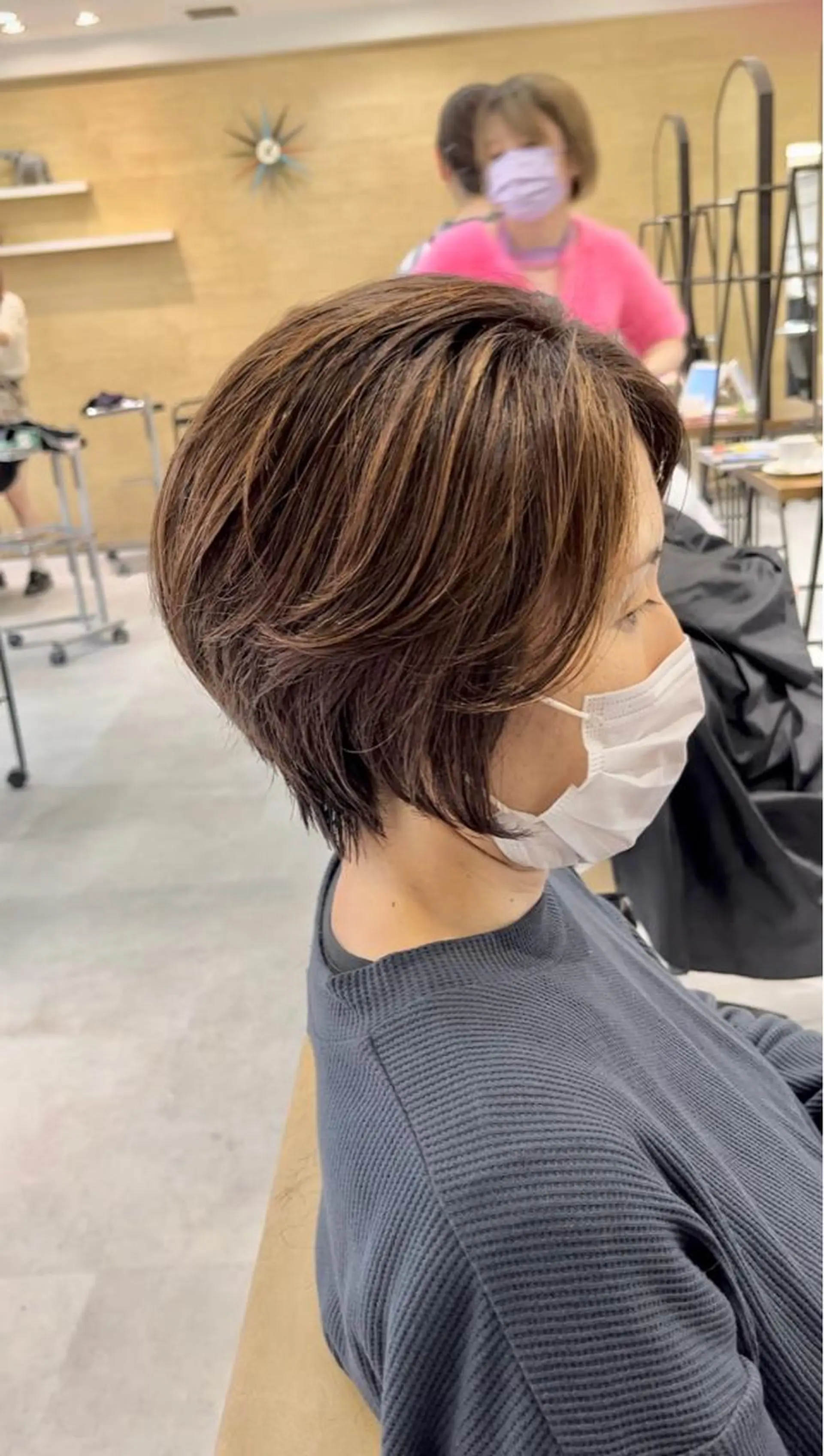 ショート 縮毛矯正/髪質改善 斉藤春のヘアスタイル
