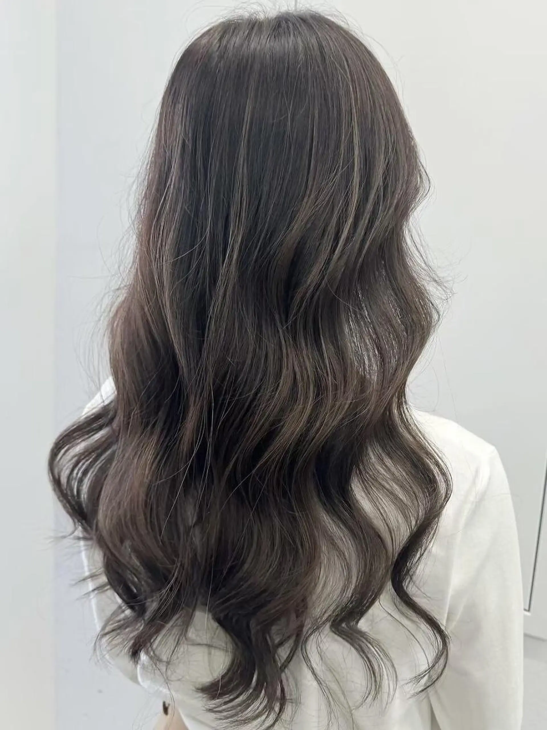 ロング 🫐ブルーラベンダー インナー🫐/MEIのヘアスタイル