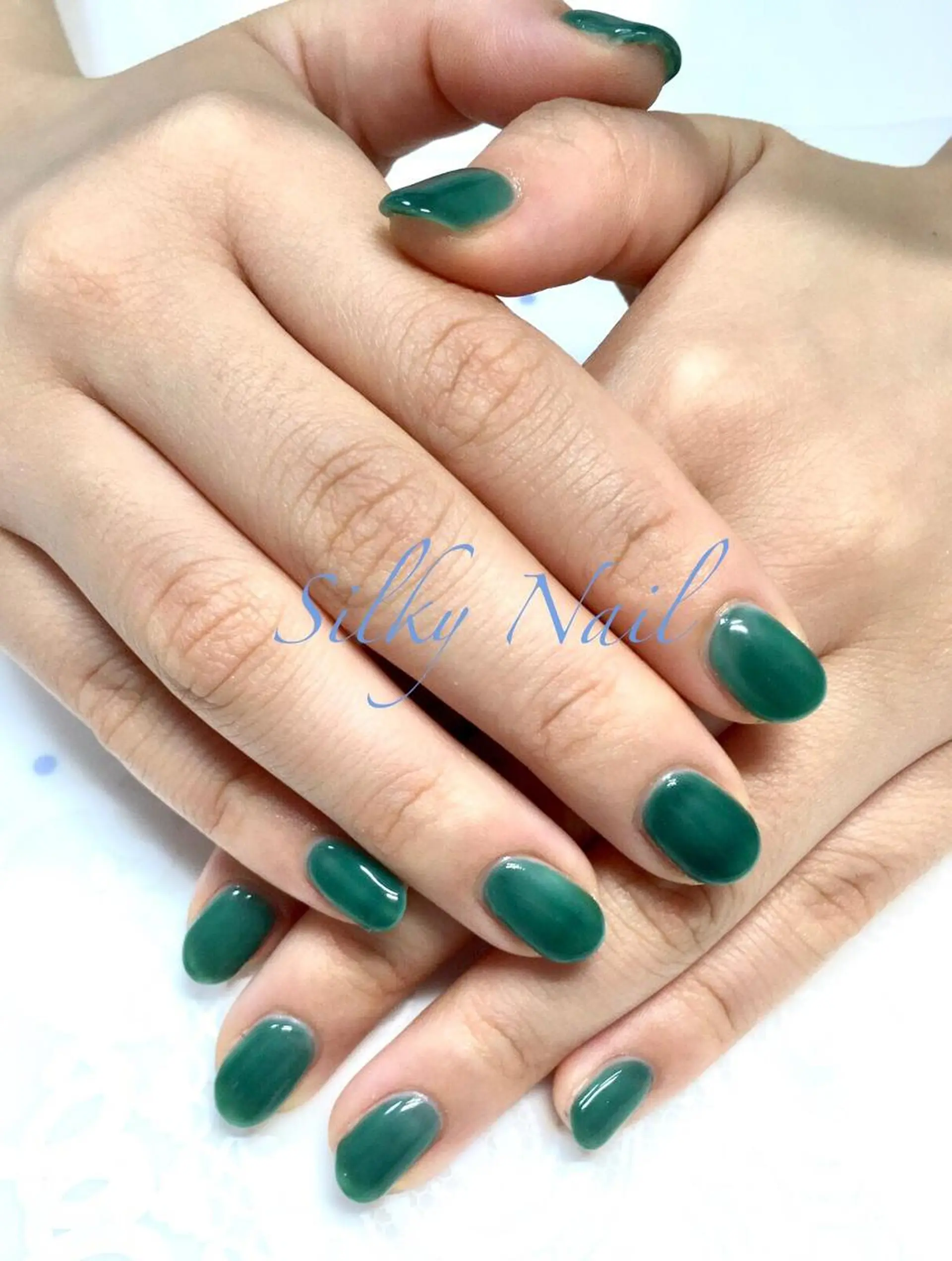 ネイル ワンカラーネイル Silky_nail _soraのネイルデザイン