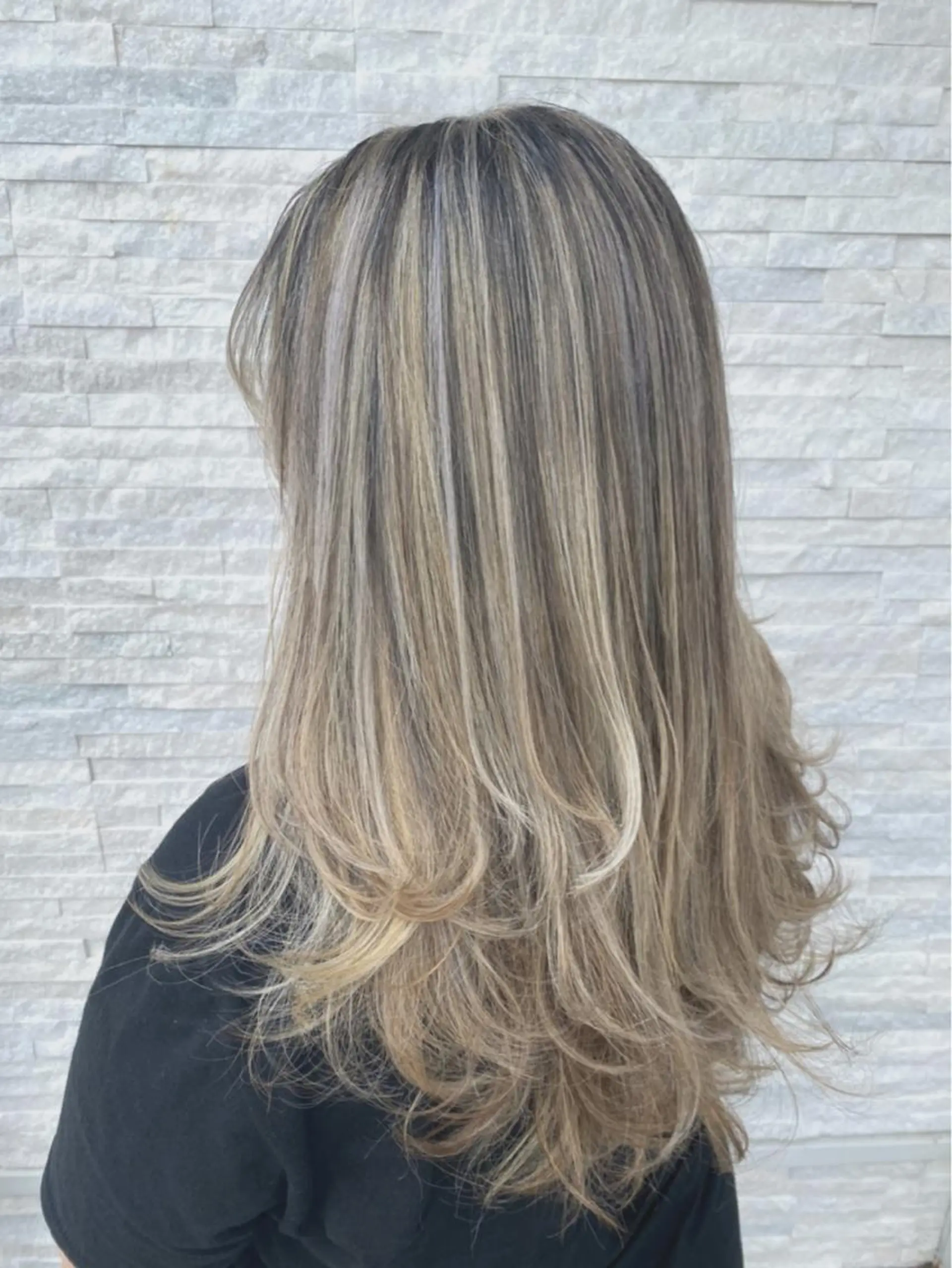 ロング カラー 美容室 ソンリエのヘアスタイル