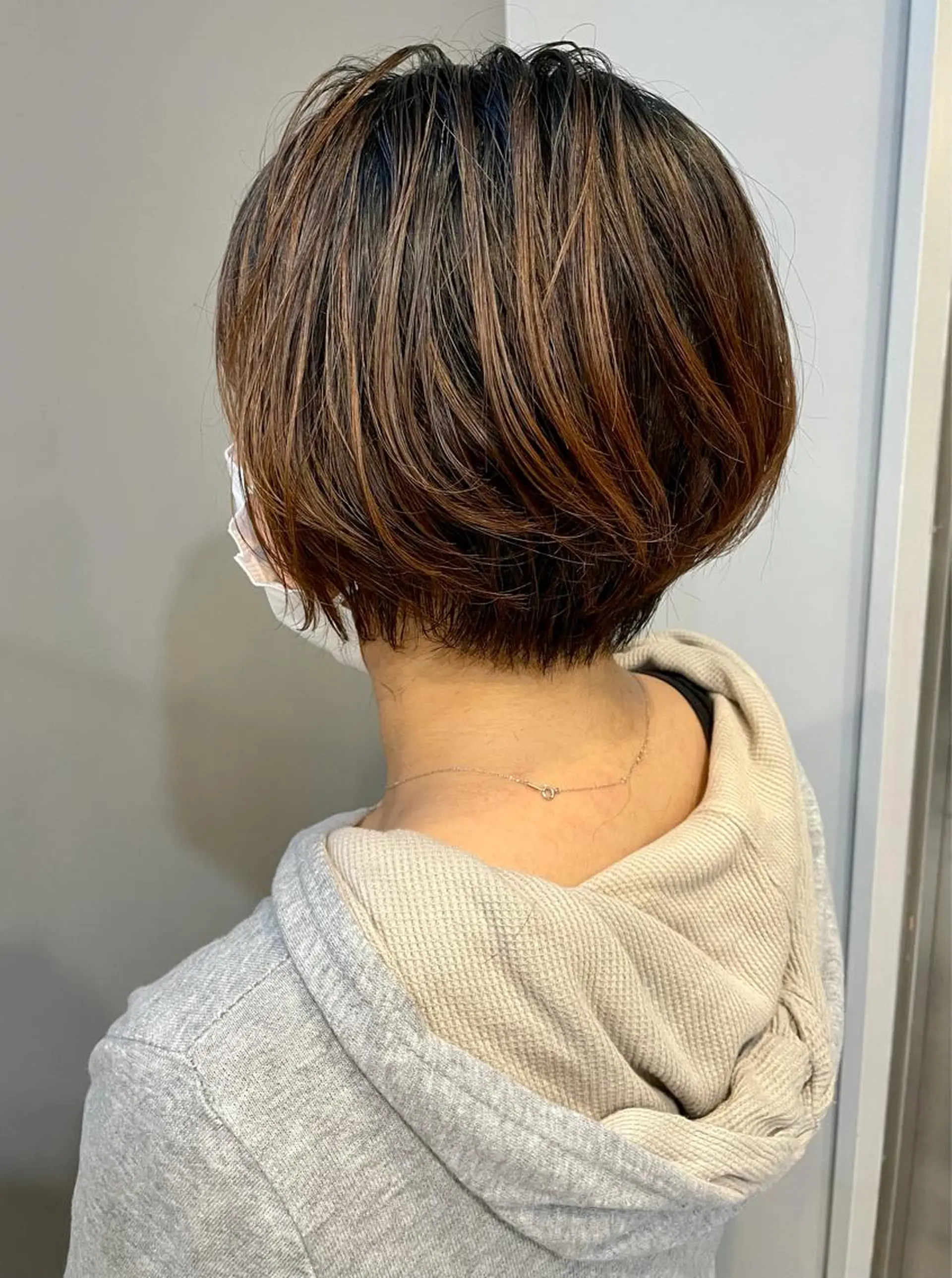 ショート カット 🌈ショートボブ⚪︎ 暖色🌈村山武史のヘアスタイル