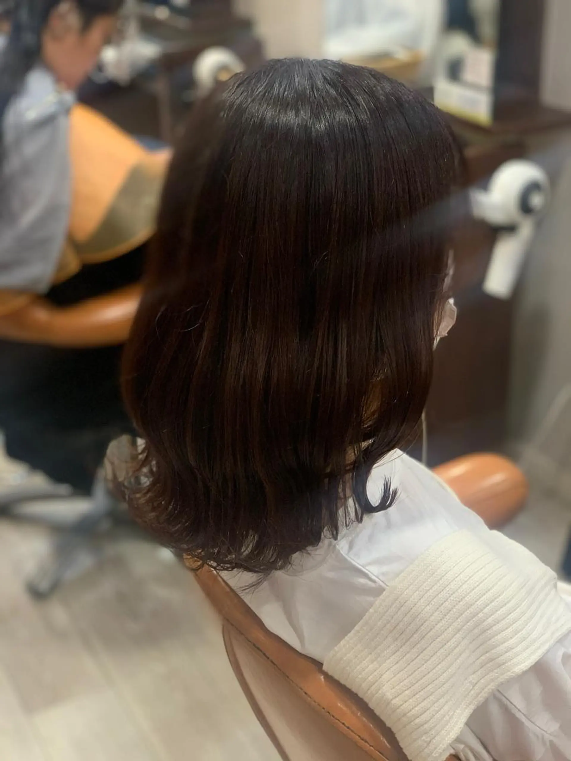 セミロング 中川 湖稀のヘアスタイル