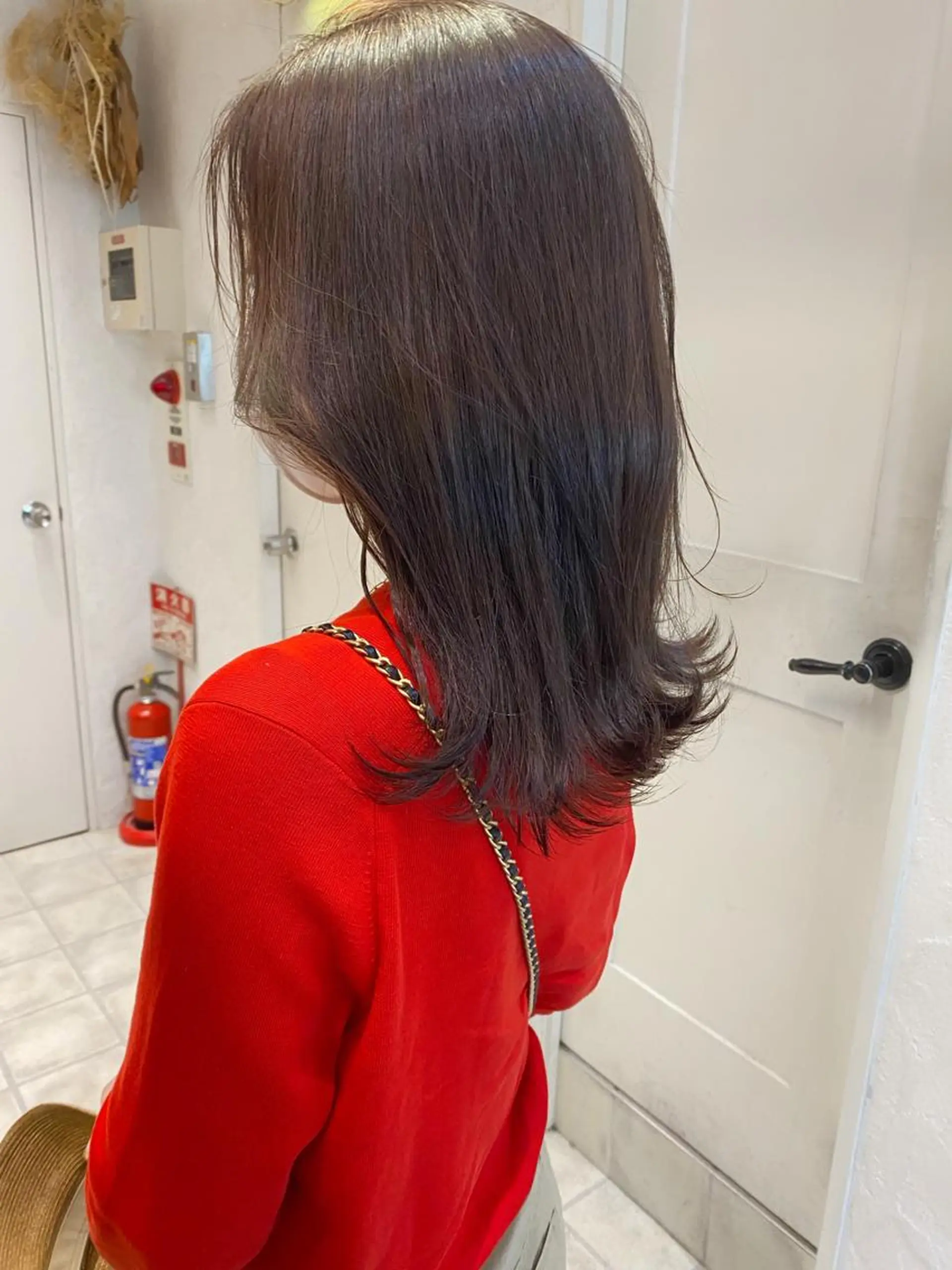 セミロング カラー ベージュカラー グレージュ ラベンダーカラー ラベンダーグレージュ ラベンダーベージュ 🌟アレンジが似合う カラー🌟Rumiのヘアスタイル